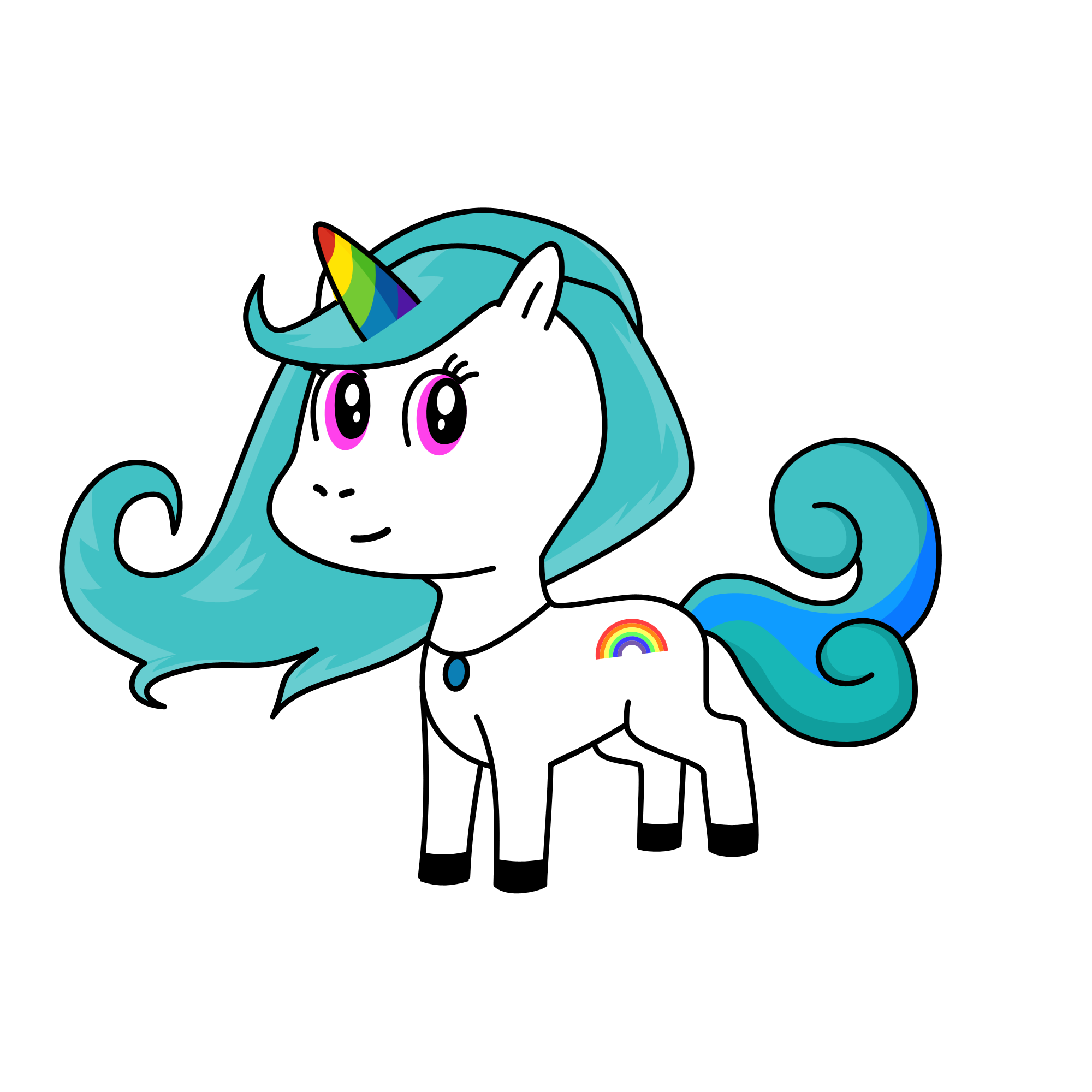 rainbow, the unicorn