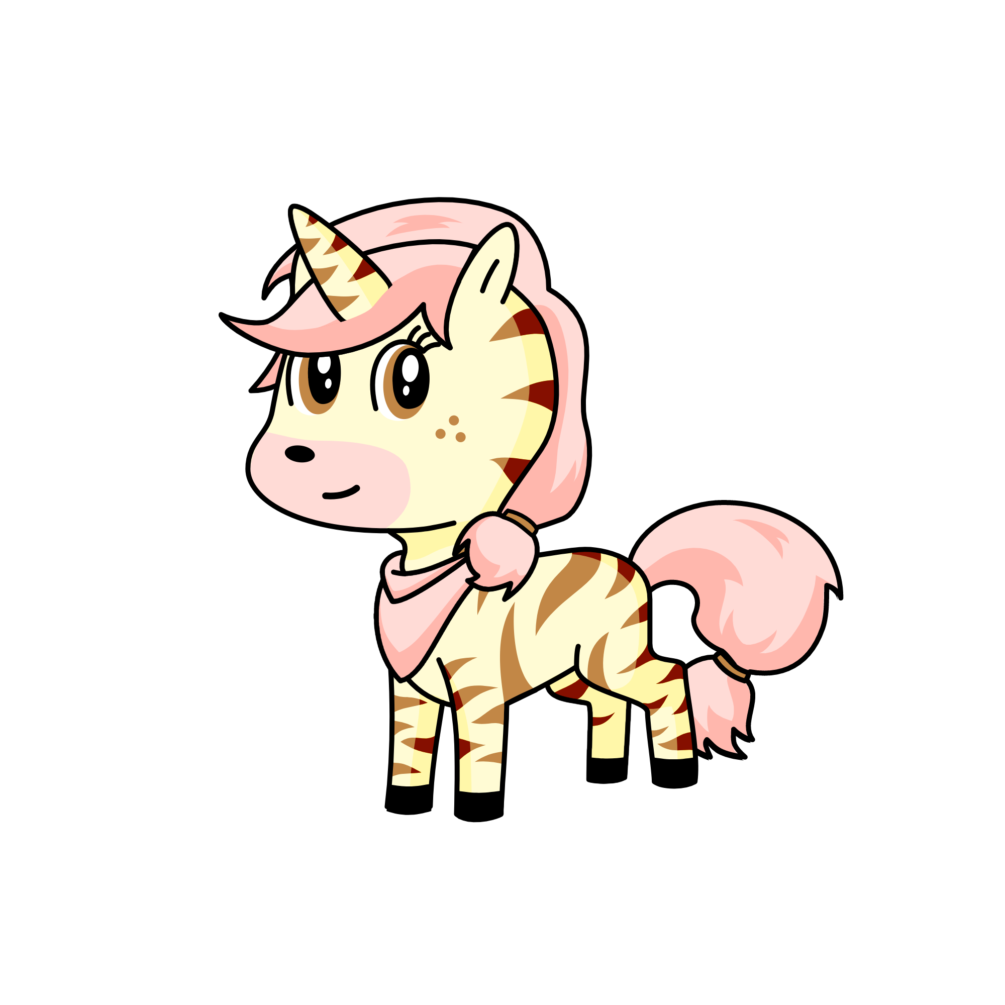 Neyonie, the unicorn