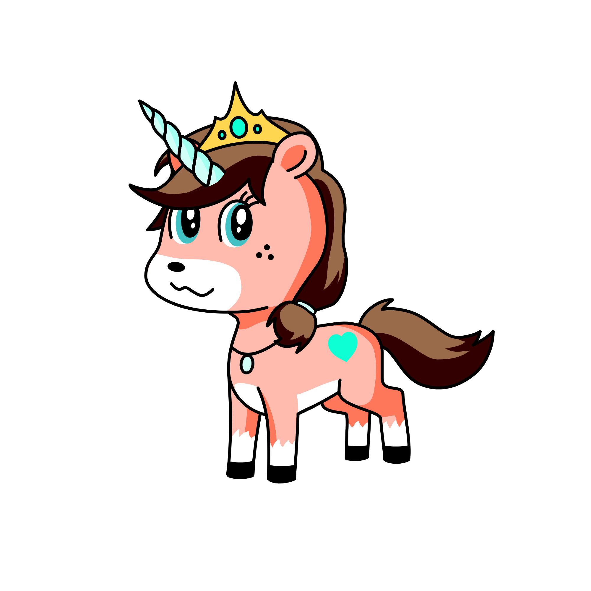 Princess Pinky Pants, the unicorn