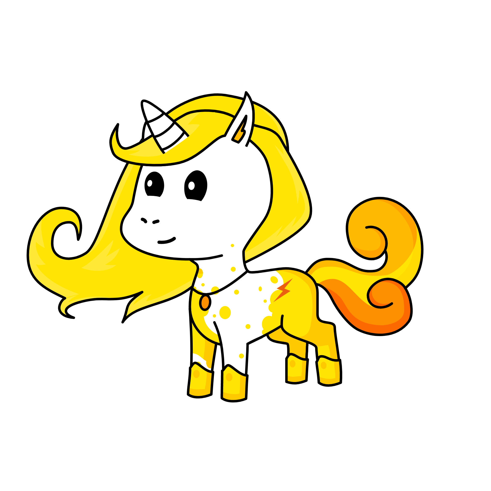 priness thunder! , the unicorn