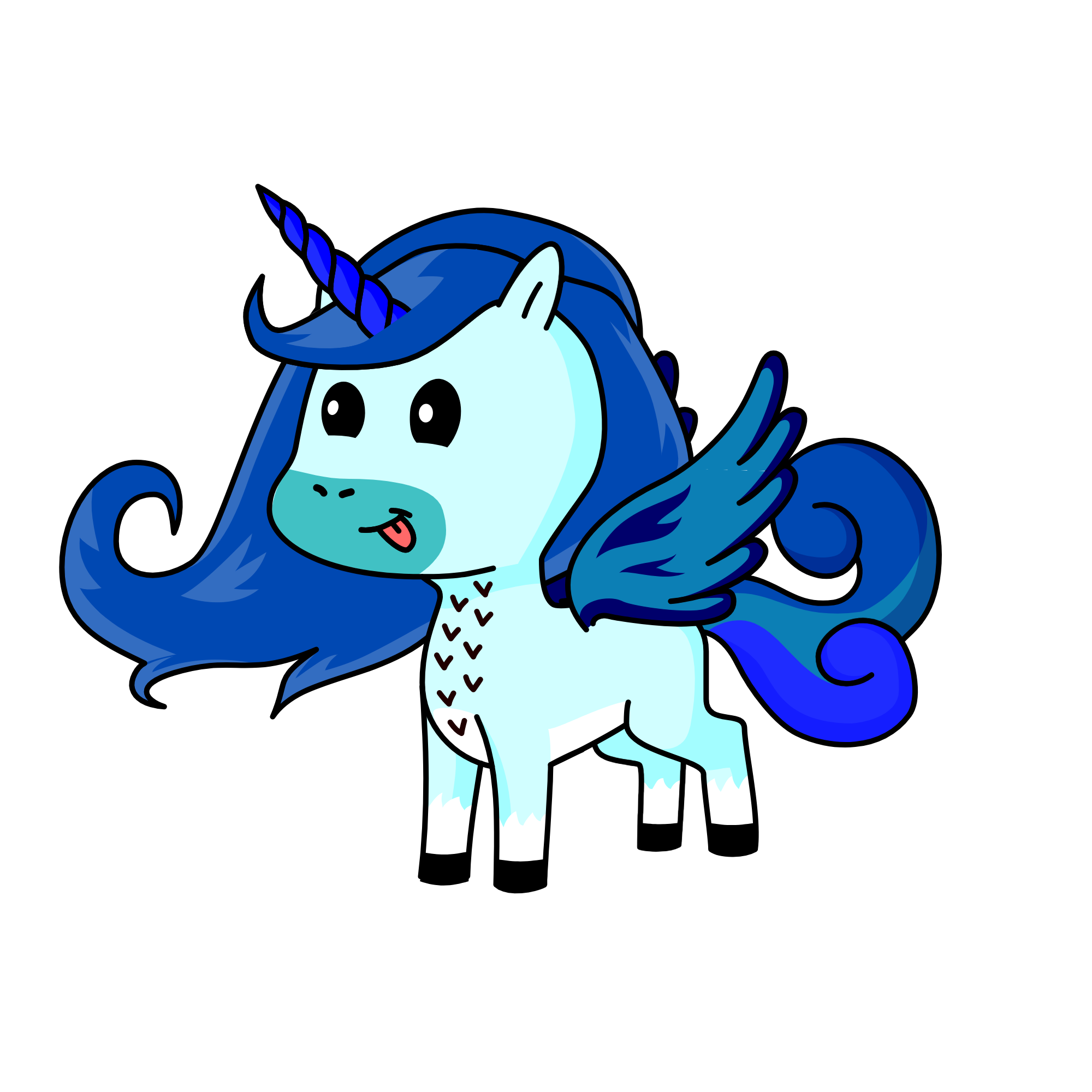 Snowydale, the unicorn