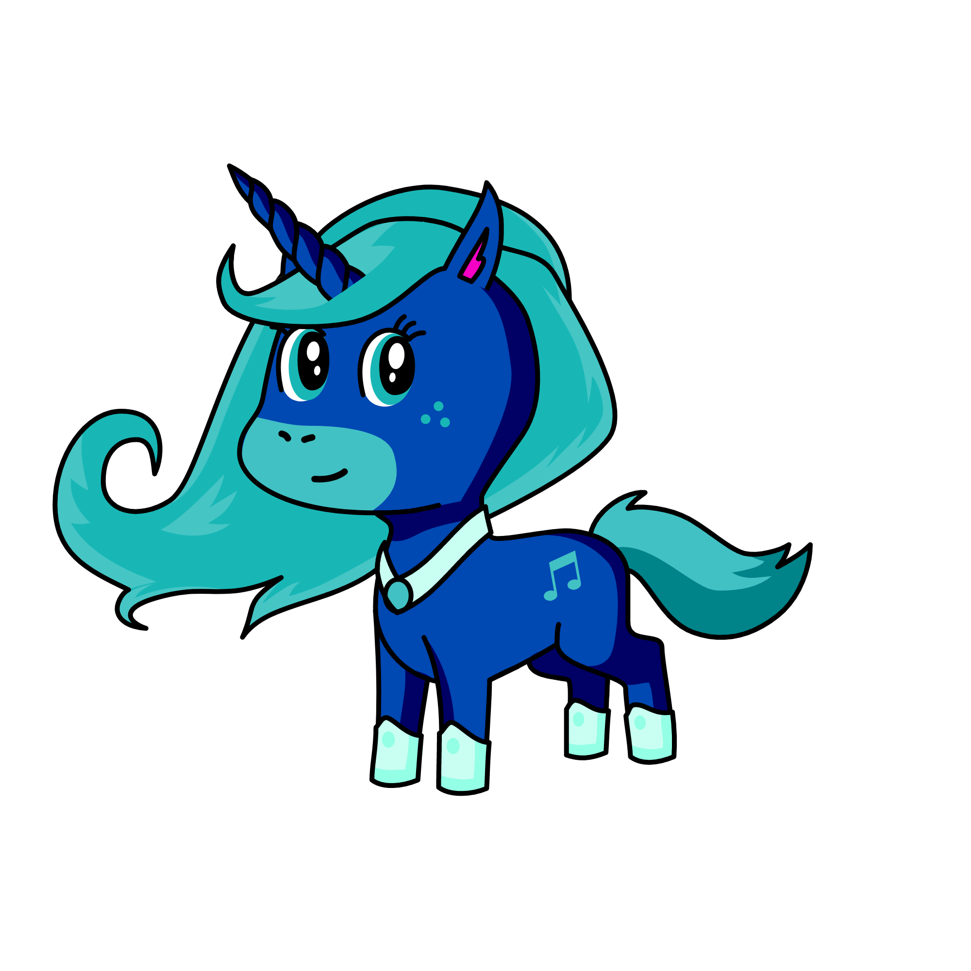 moon, the unicorn