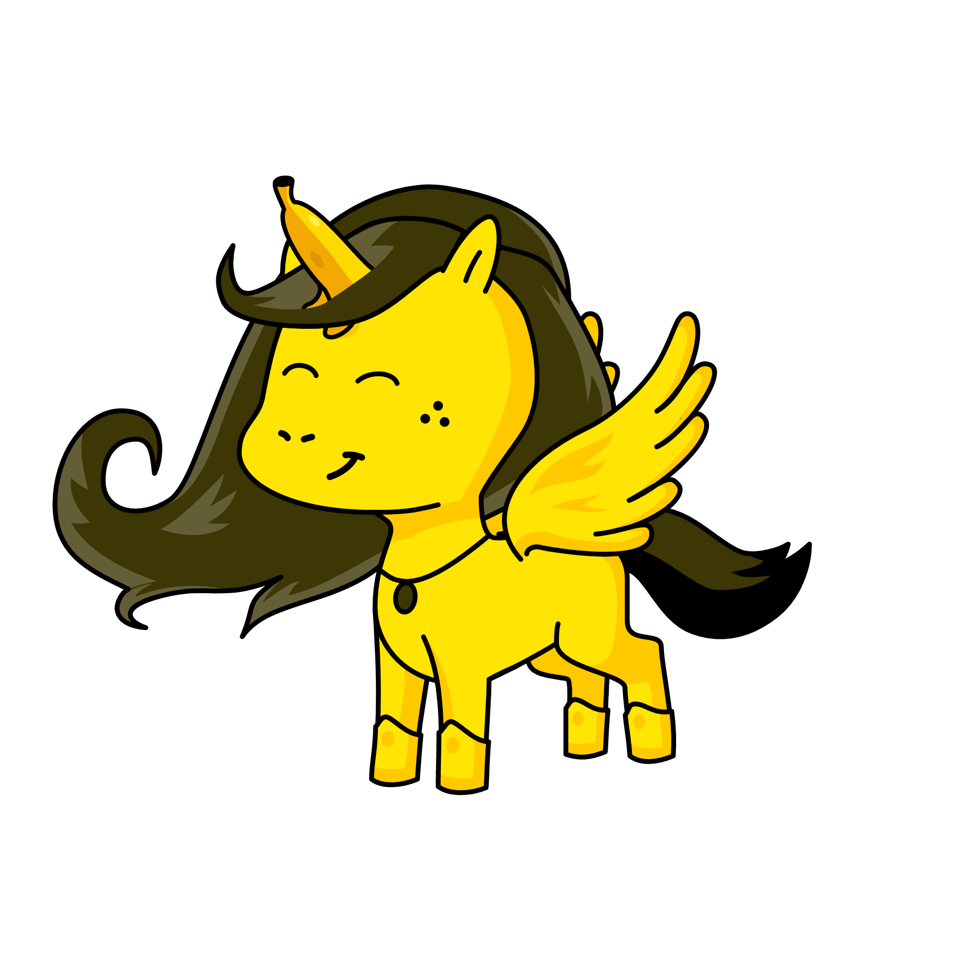 Banana, the unicorn