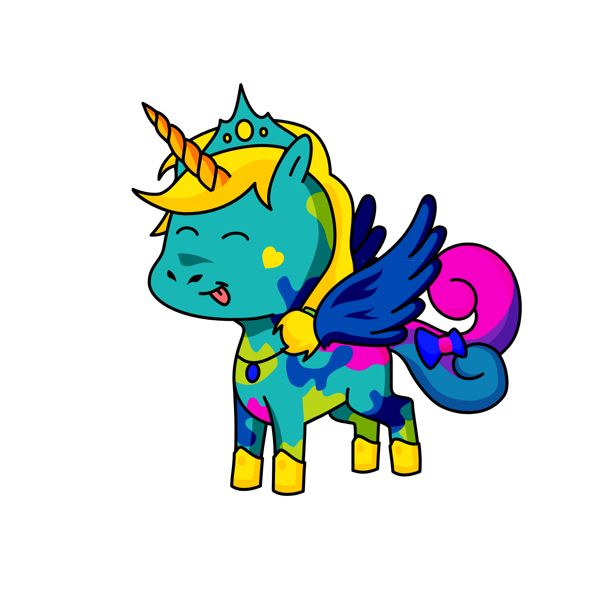 Princess sky, the unicorn