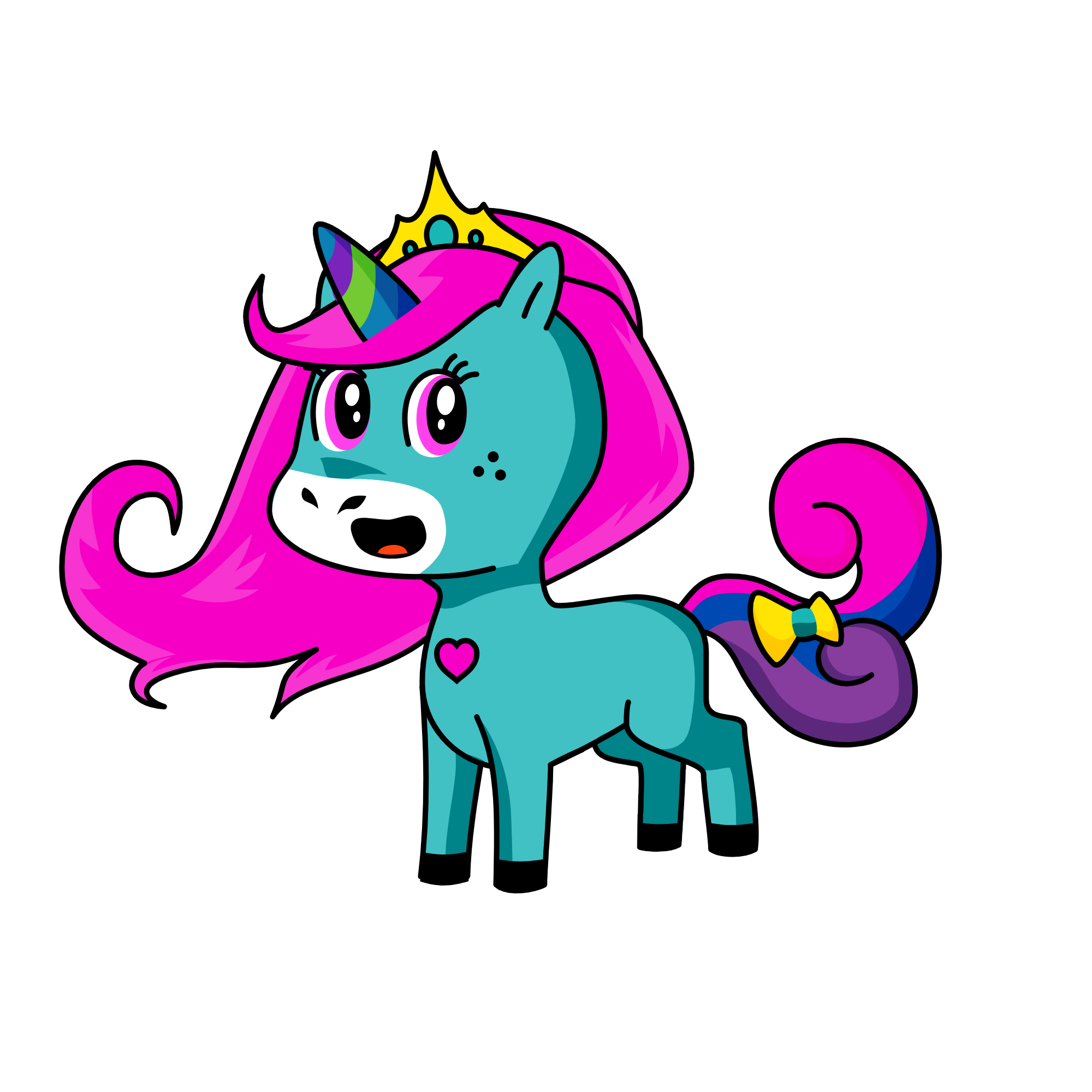 Pretty1, the unicorn