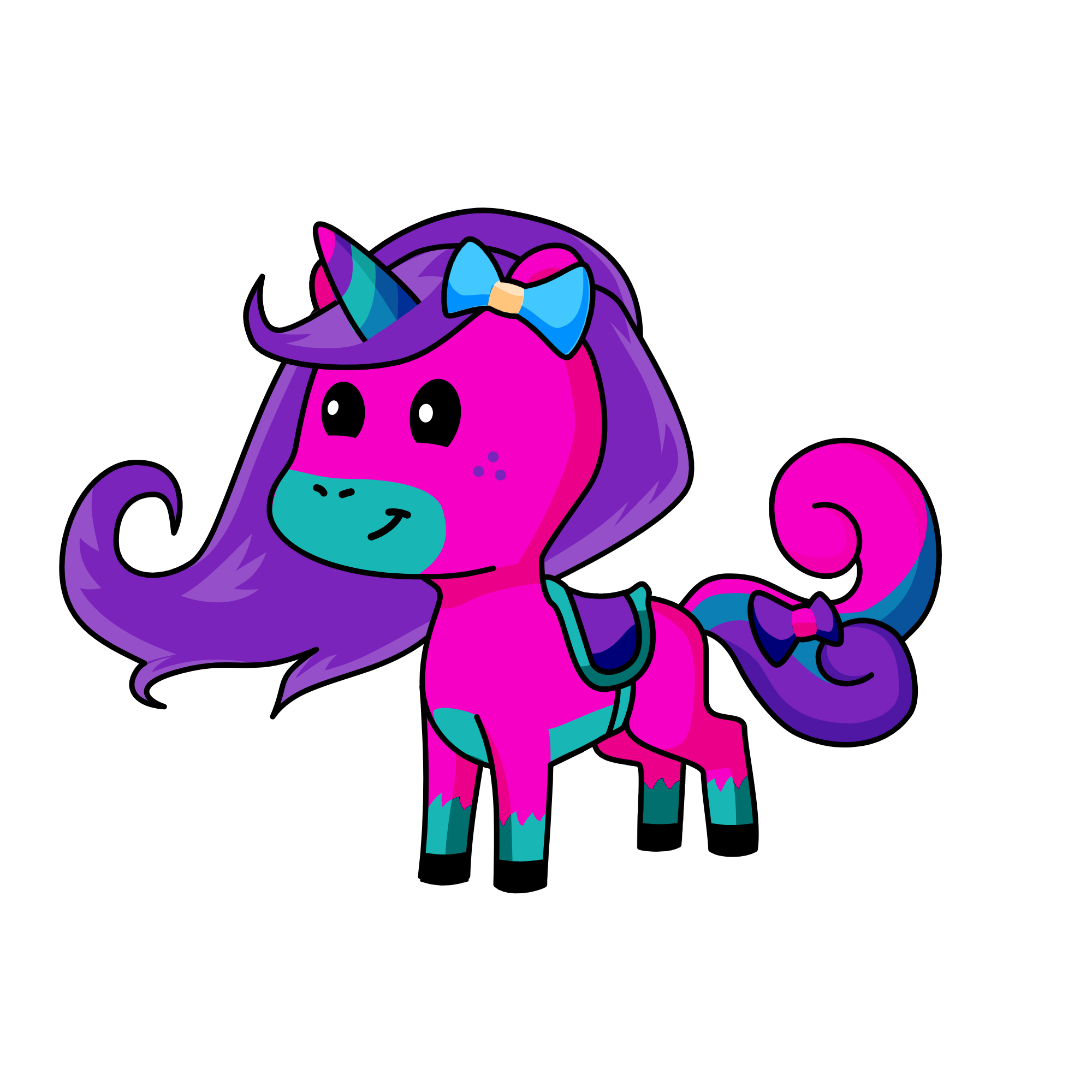 Flower Bud, the unicorn