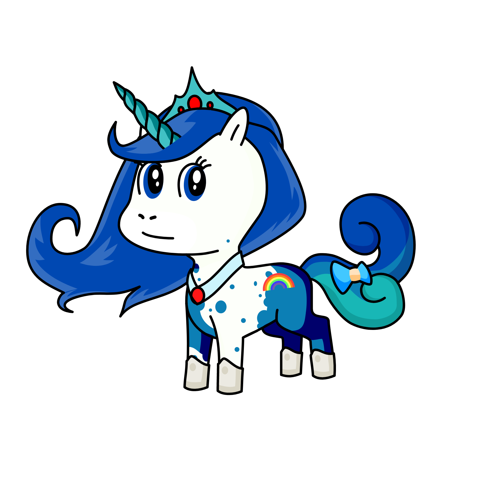 Princess Snowstar, the unicorn