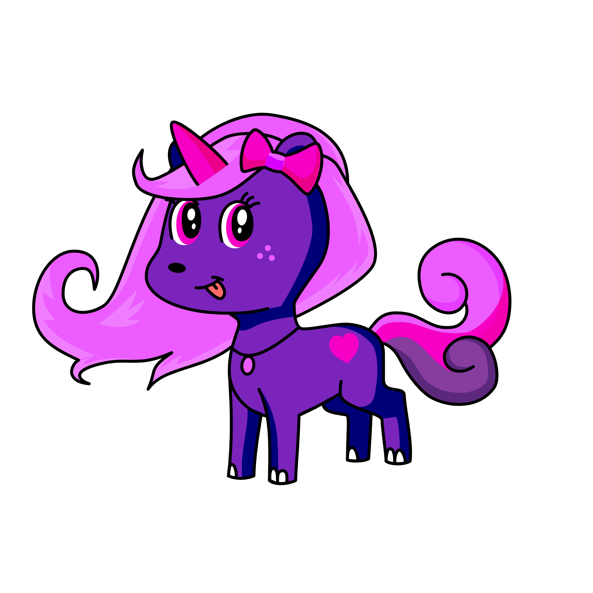 Cheeky Cute , the unicorn
