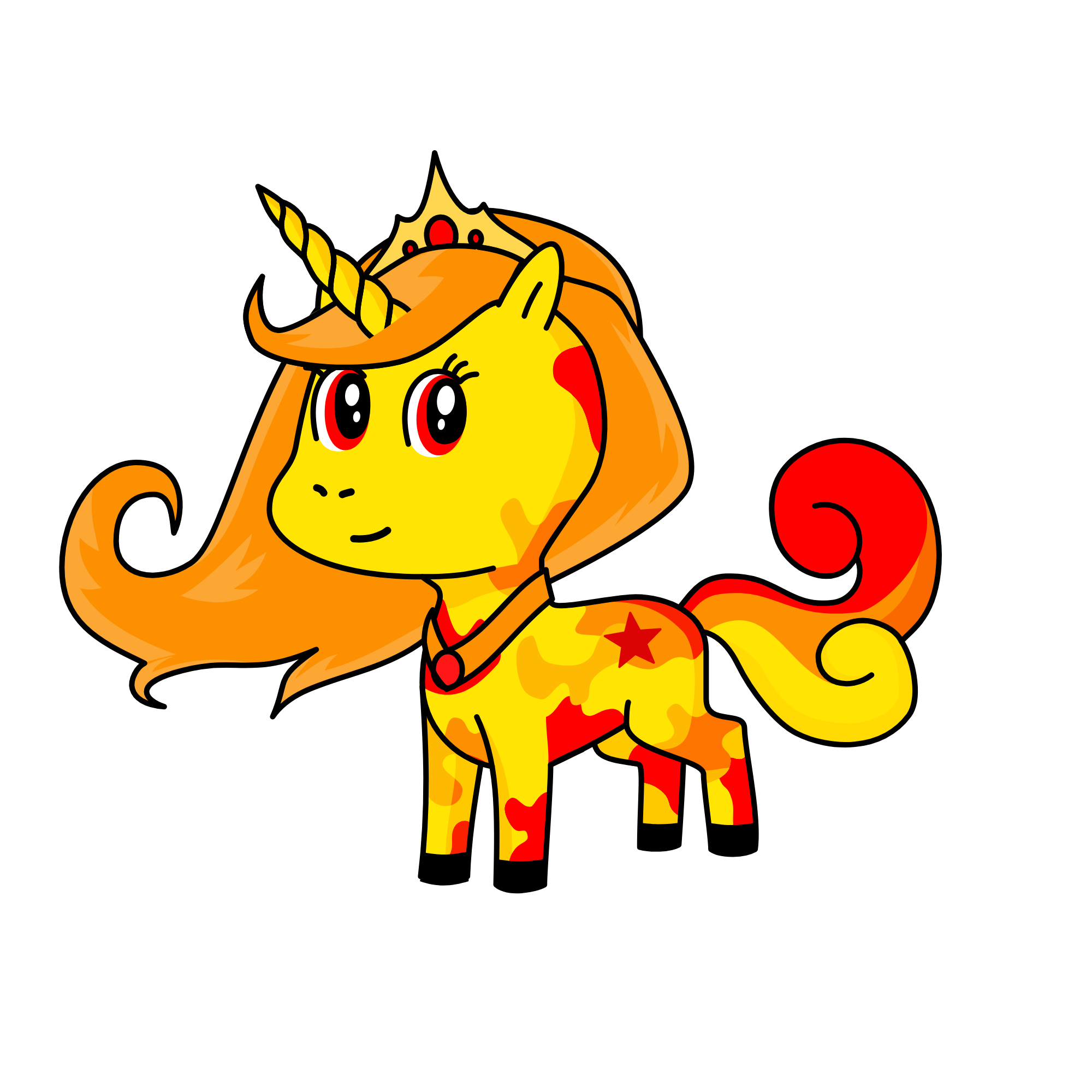 Sunset Shimmer, the unicorn