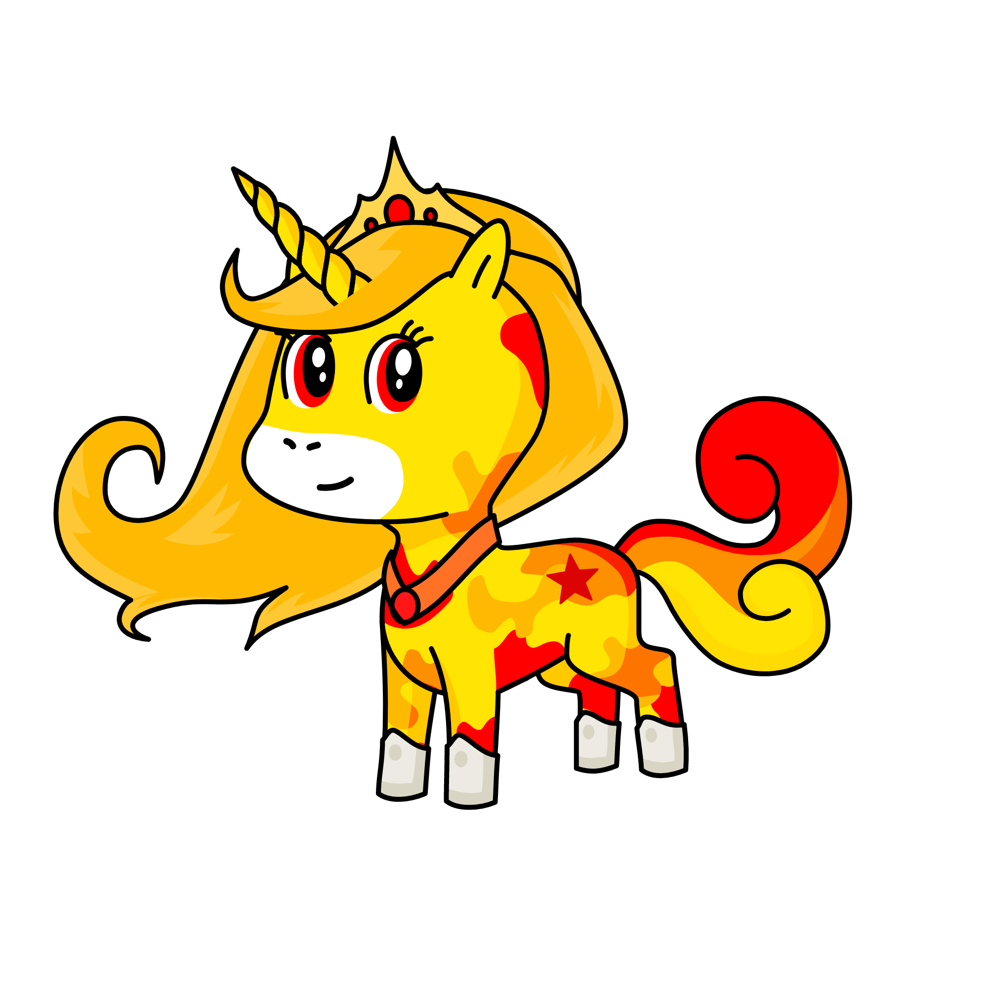Sunset Shimmer, the unicorn