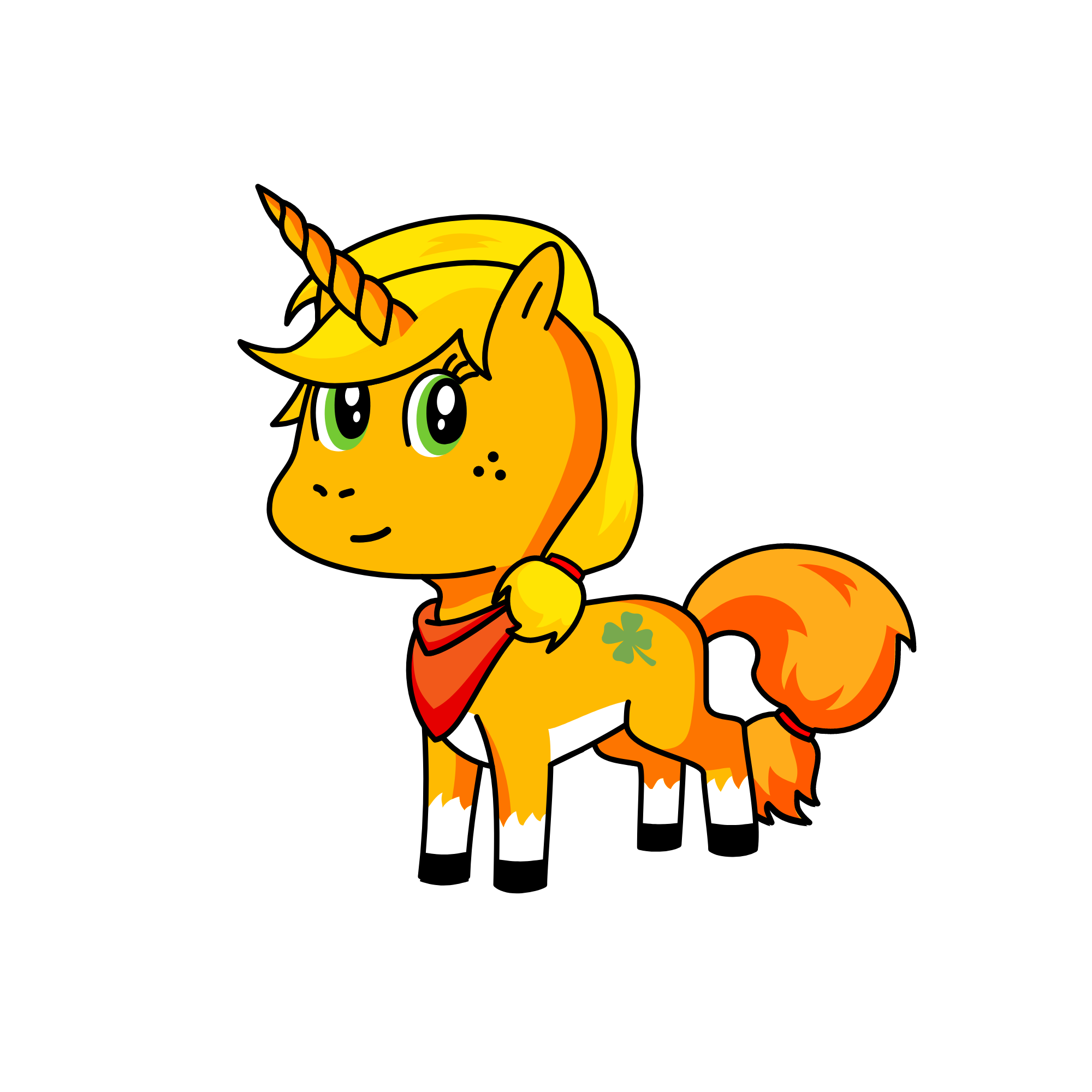 Applejack, the unicorn