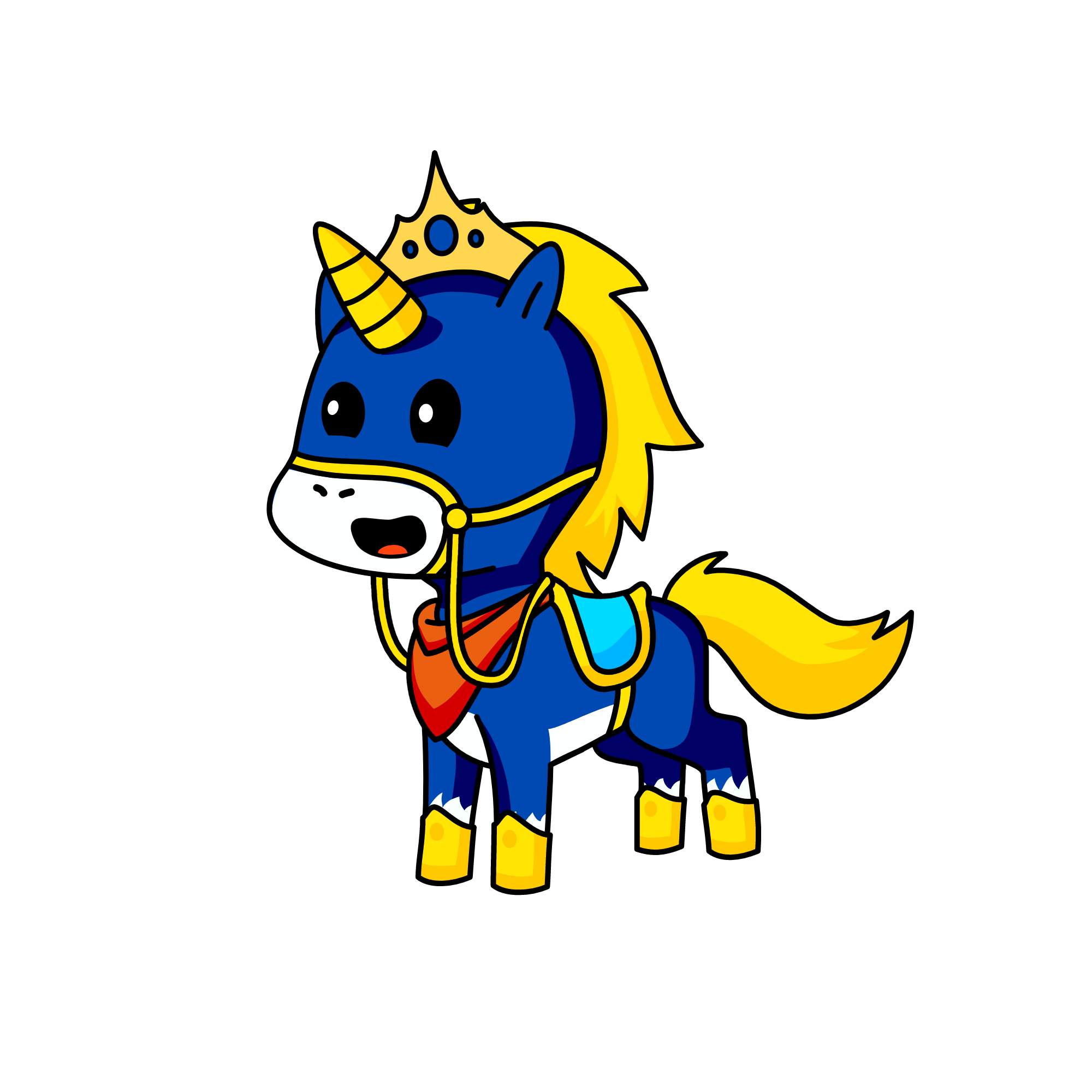 random guy with a tiara, the unicorn