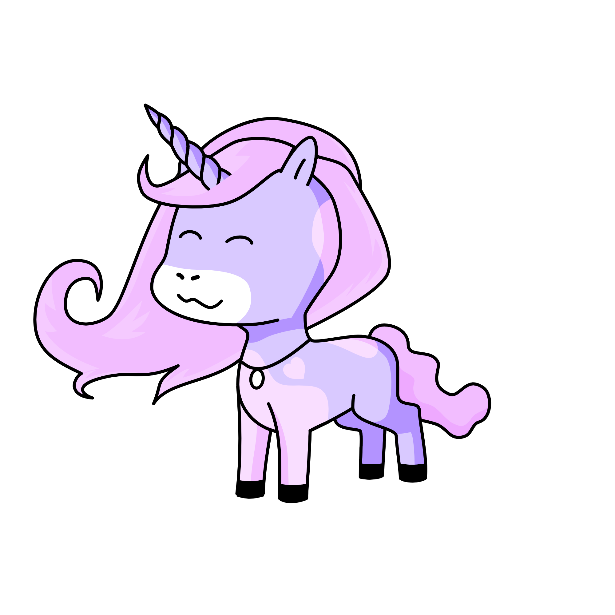 lavender, the unicorn