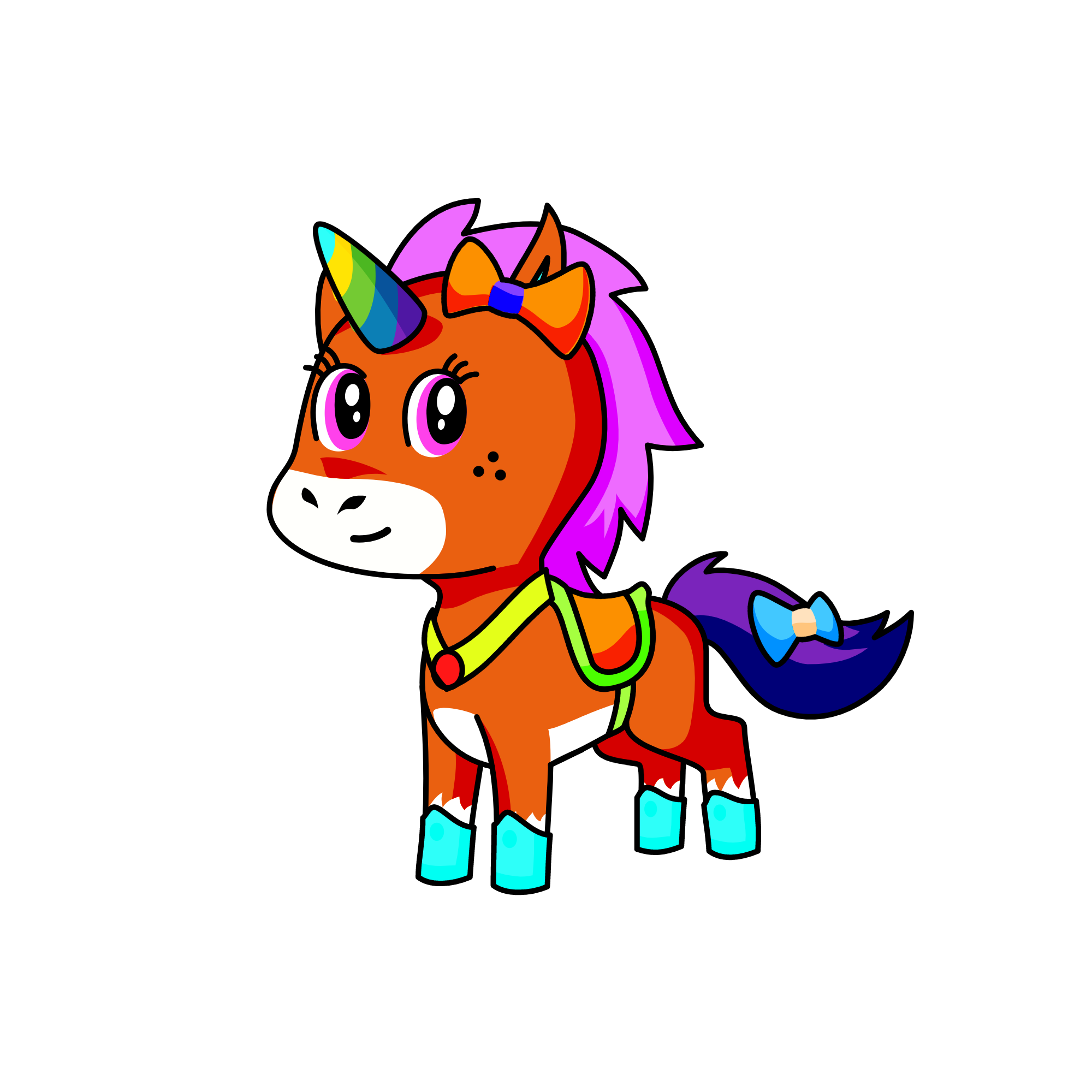 sandy, the unicorn
