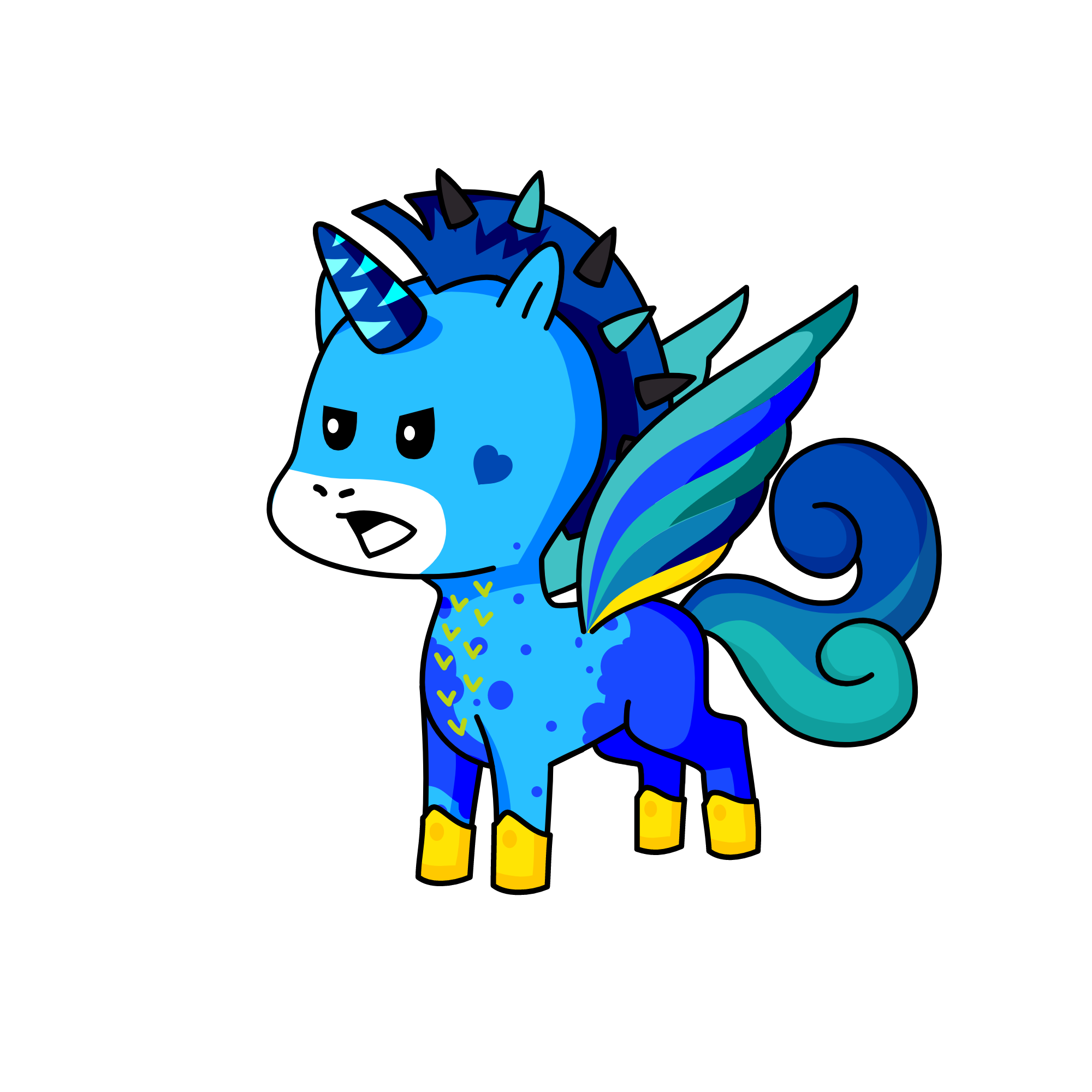 Tr:Ay/İng:Moon, the unicorn
