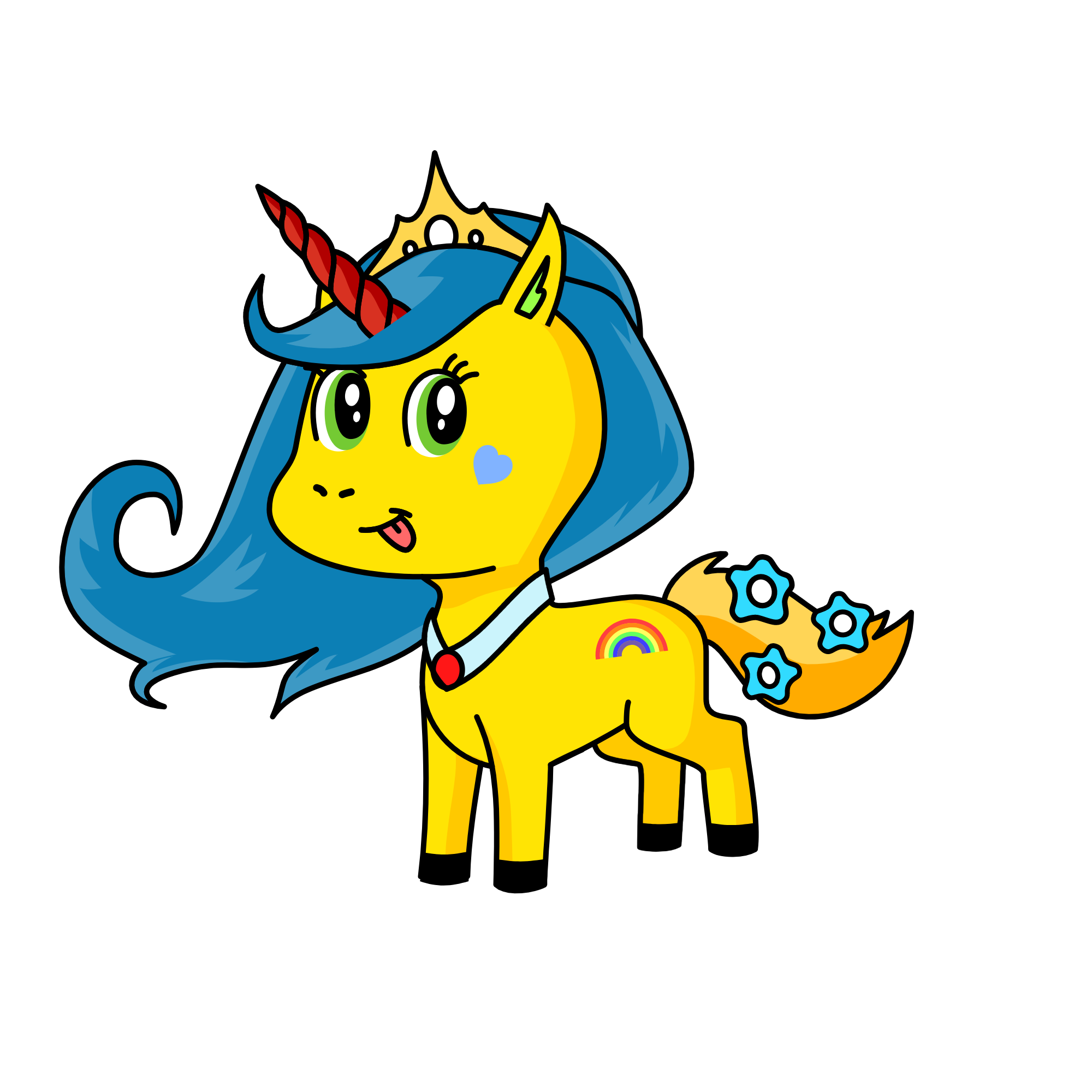 pretty, the unicorn