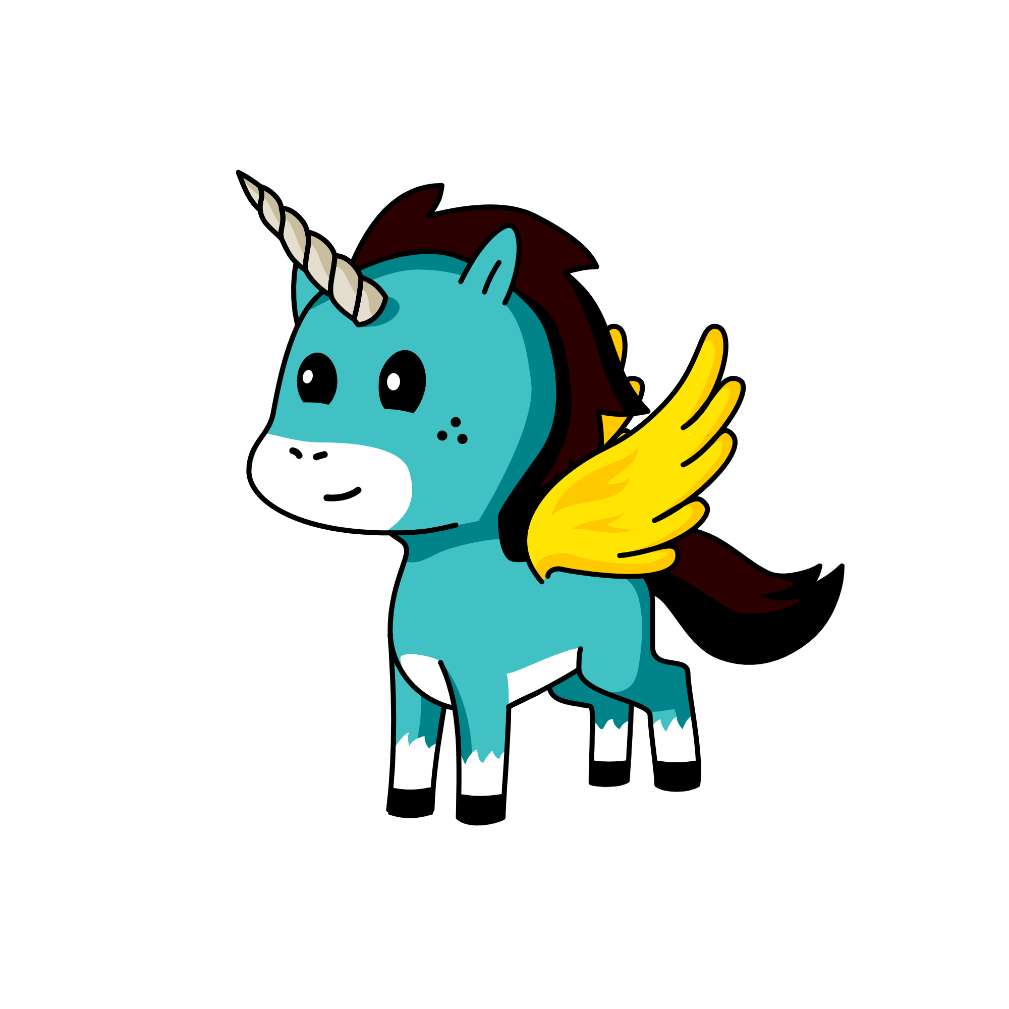 J. Pegasus, the unicorn