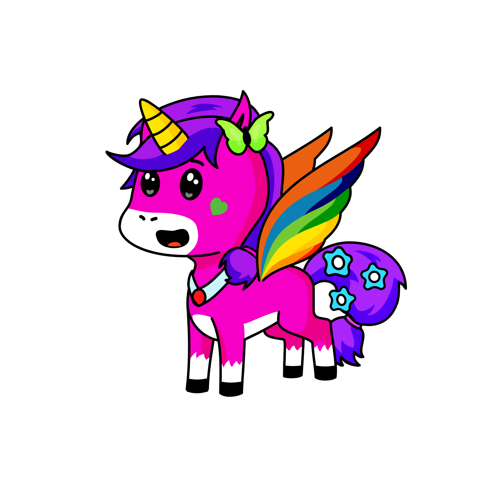 pretty, the unicorn
