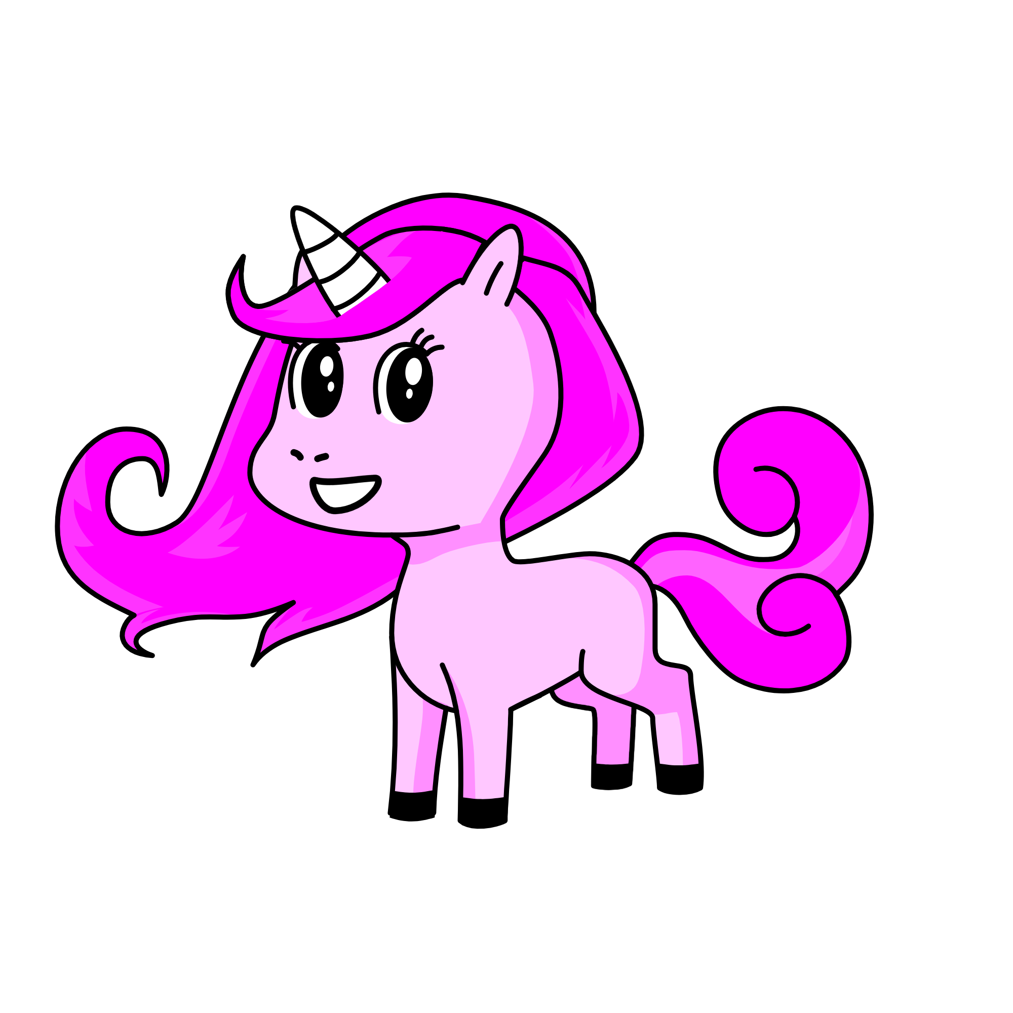 Pinkie pie, the unicorn
