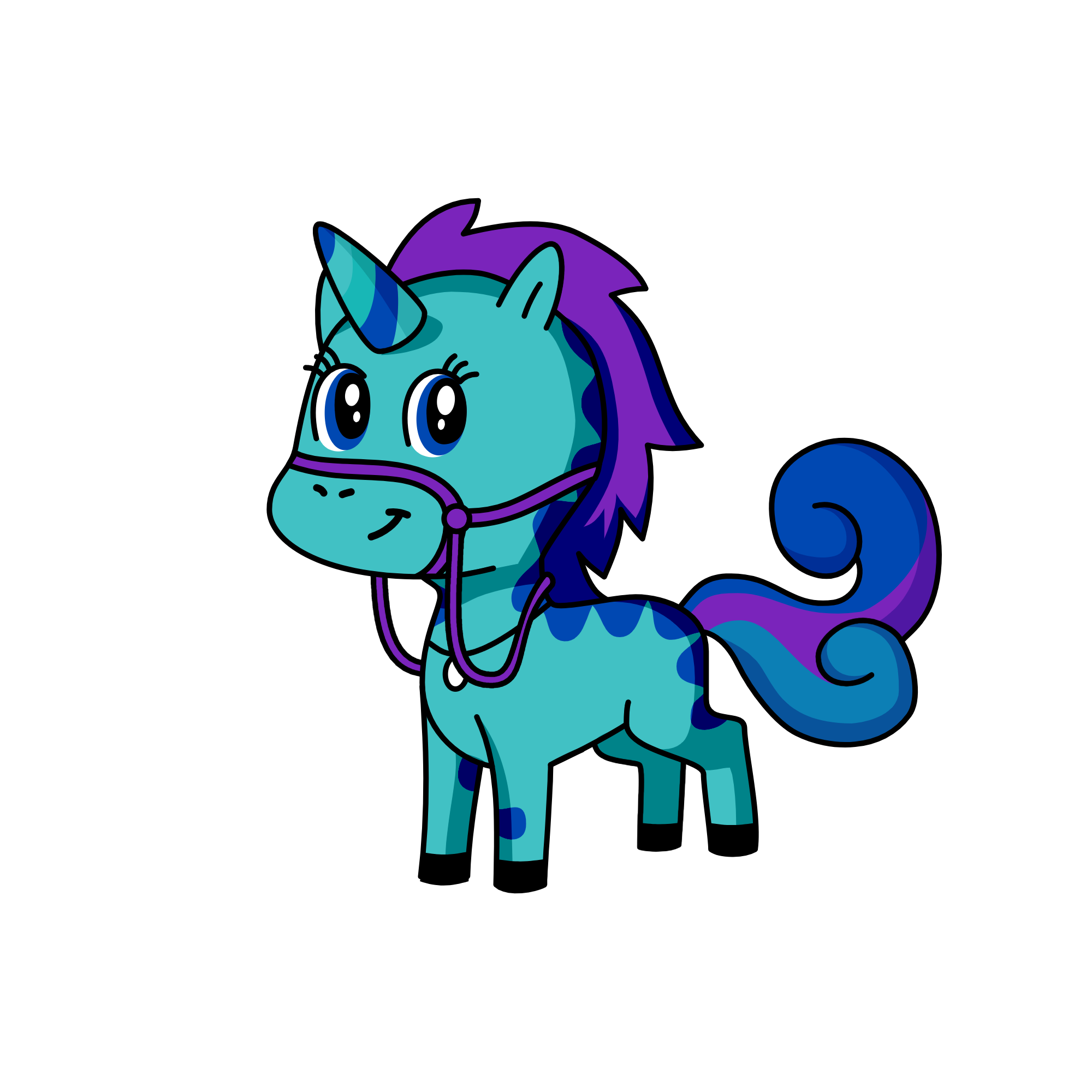 snowy, the unicorn