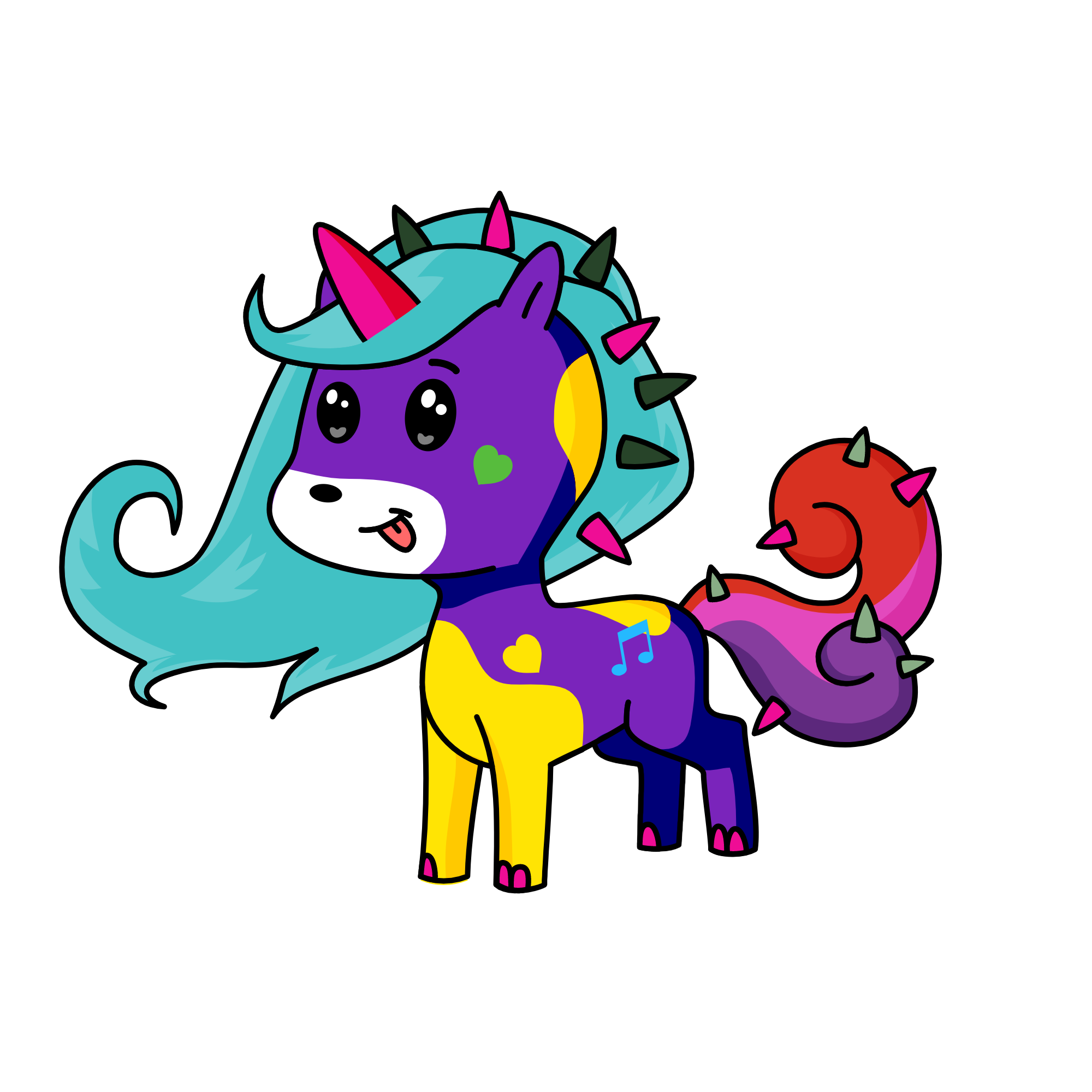 jade, the unicorn