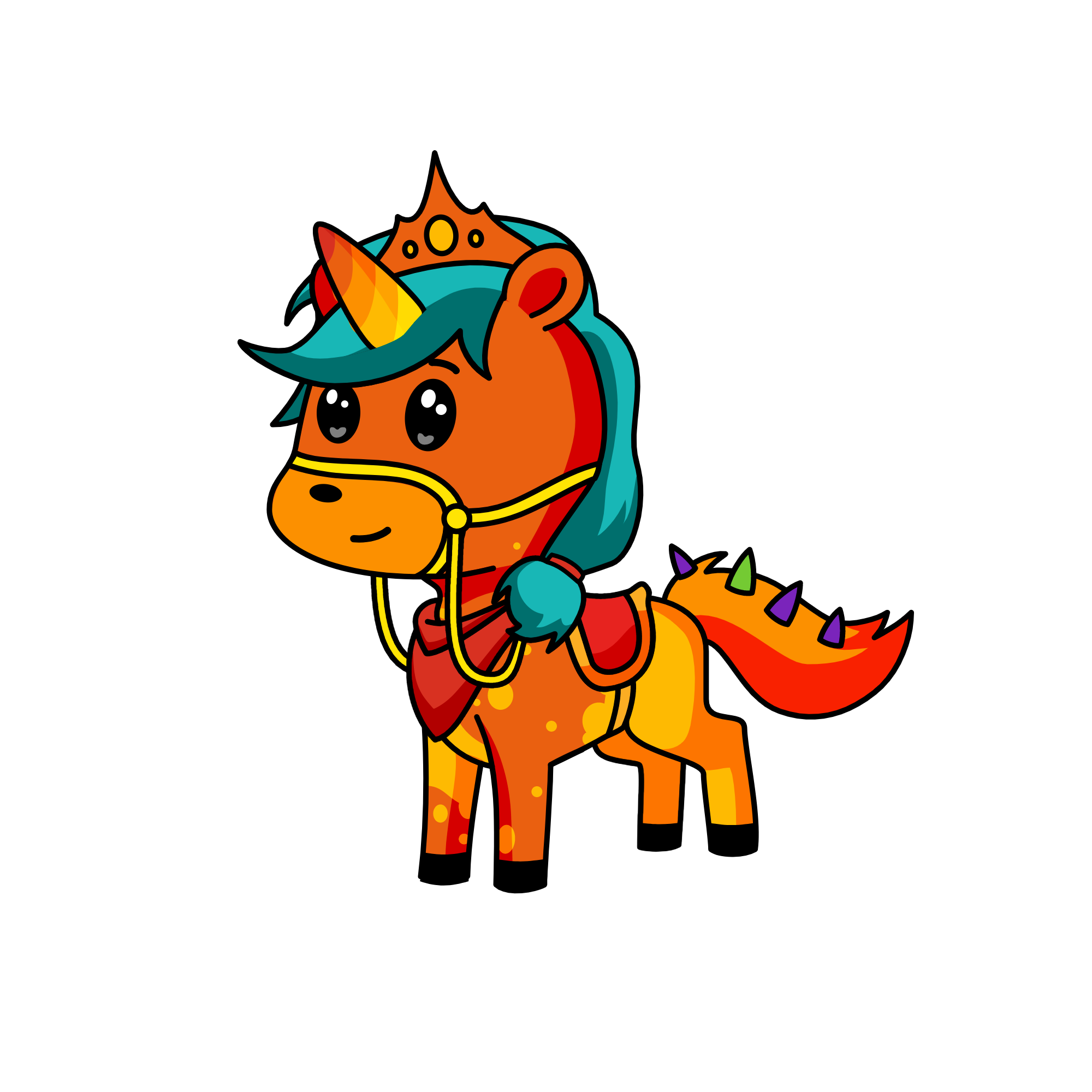 Fire princess ash, the unicorn