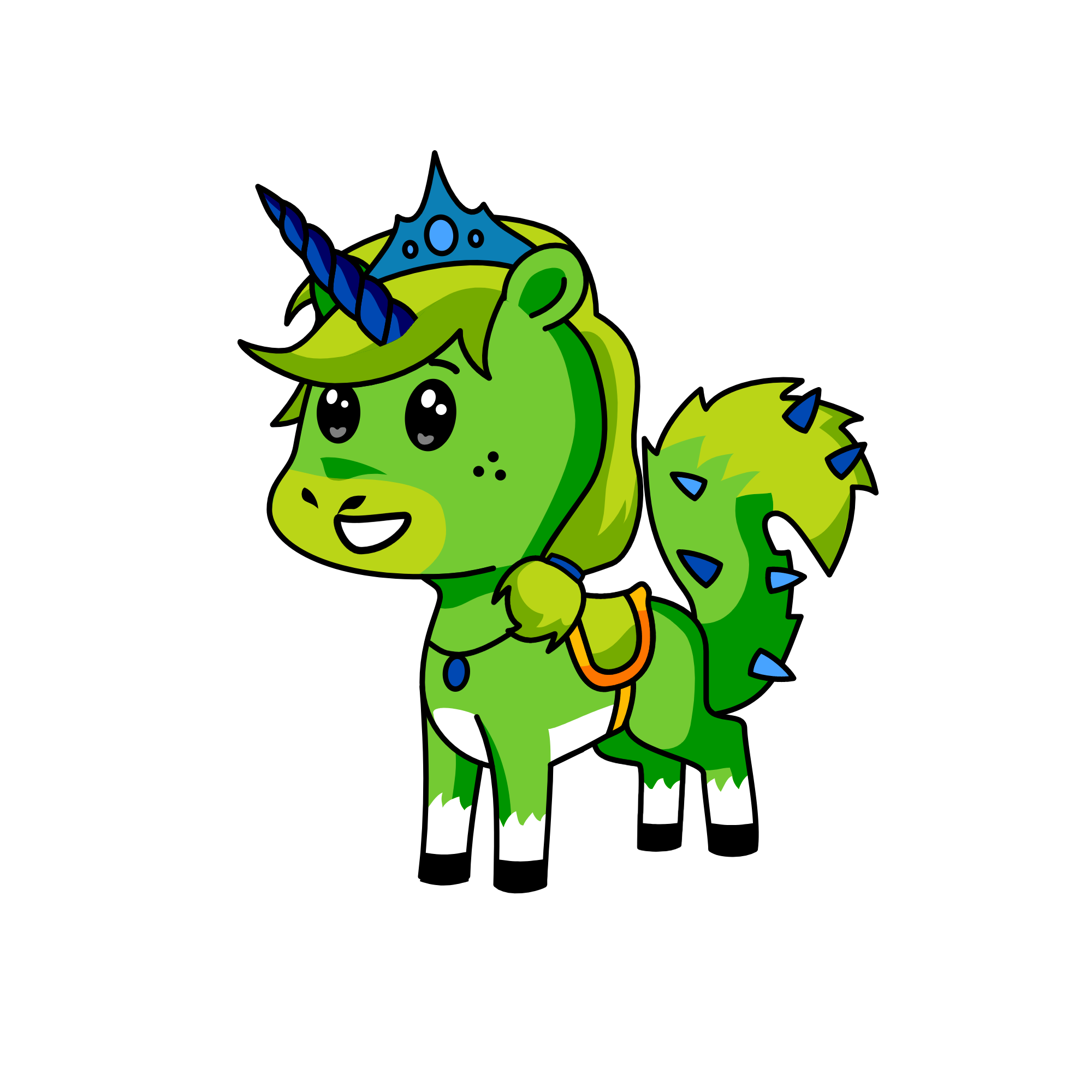 forest guardian Ivy , the unicorn