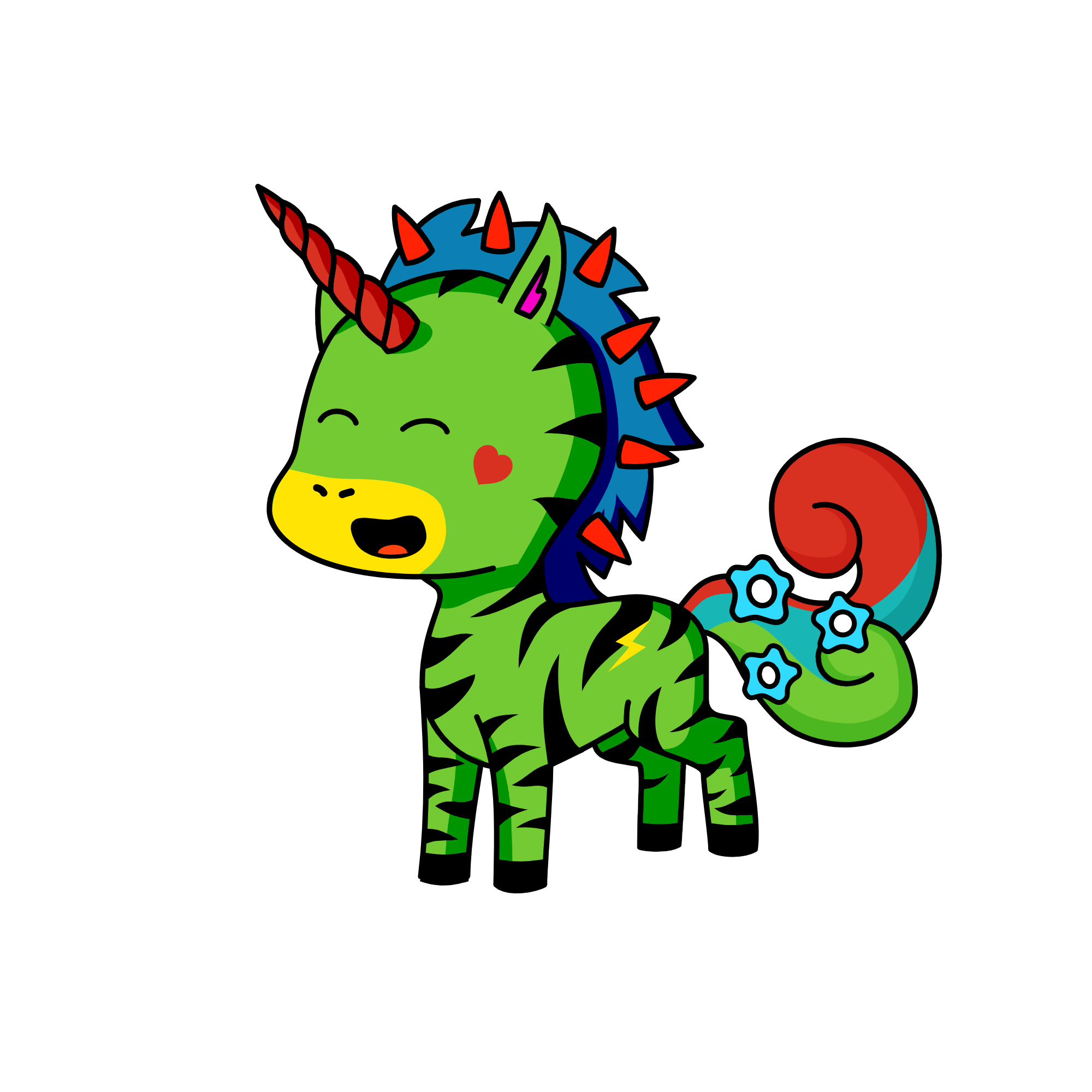 spikey, the unicorn