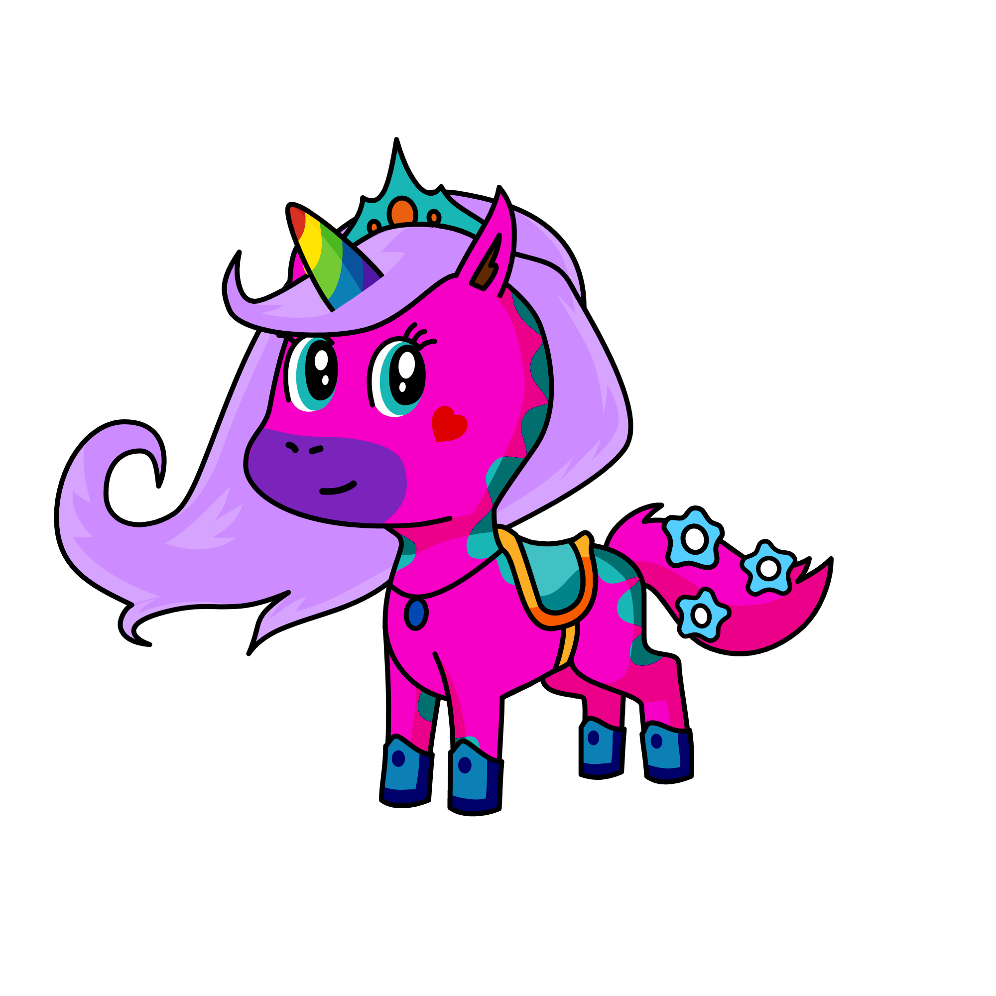 rainbow, the unicorn