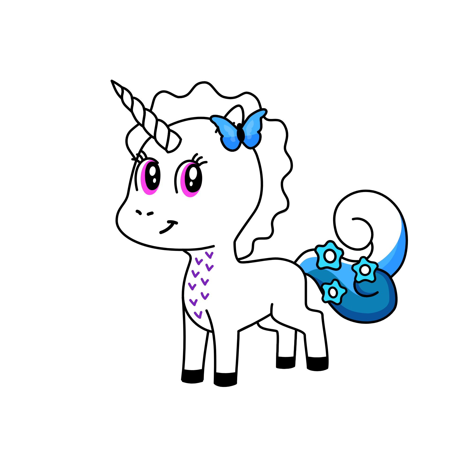 my name is >?????????????, the unicorn