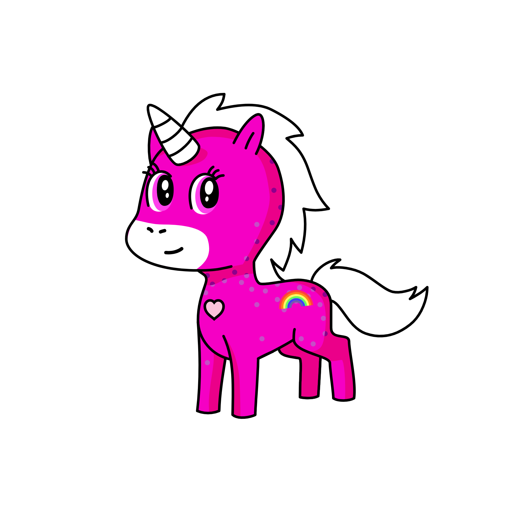 Pinkie, the unicorn