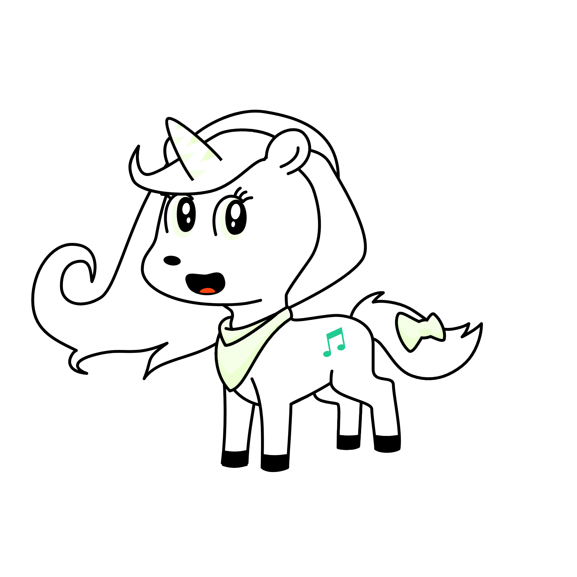 whitey, the unicorn