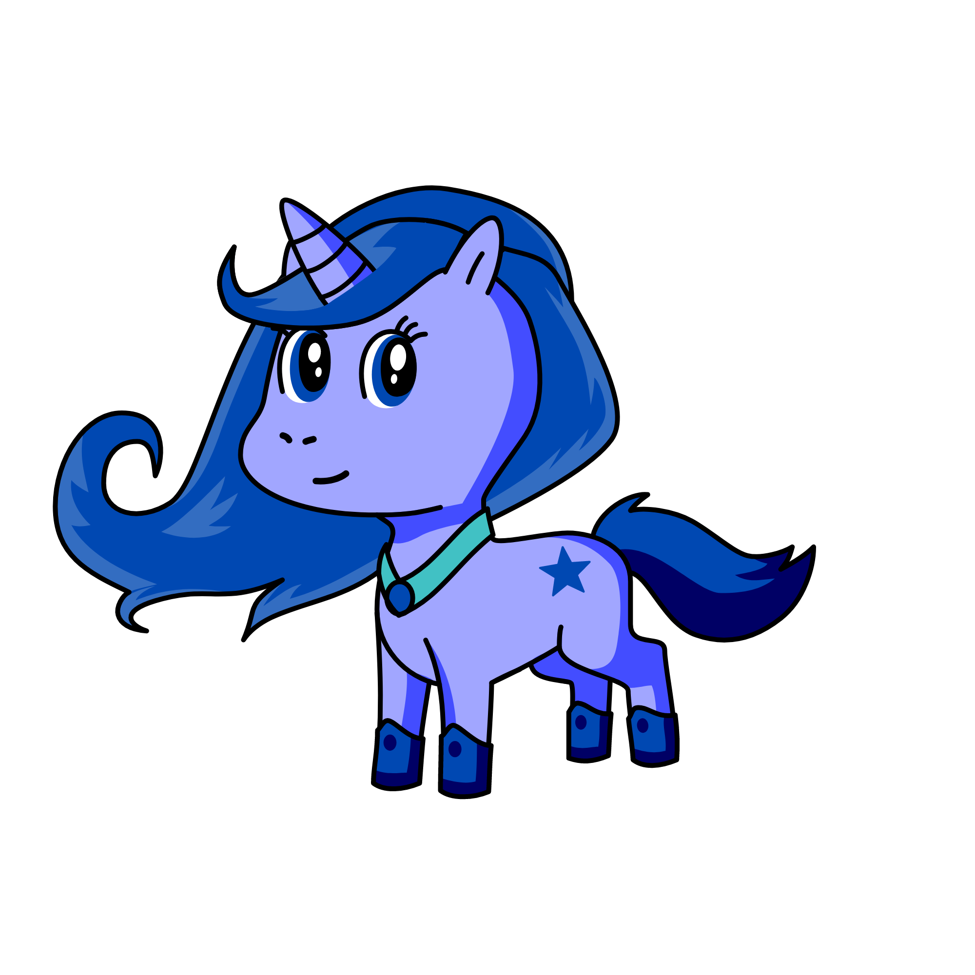 Luna, the unicorn