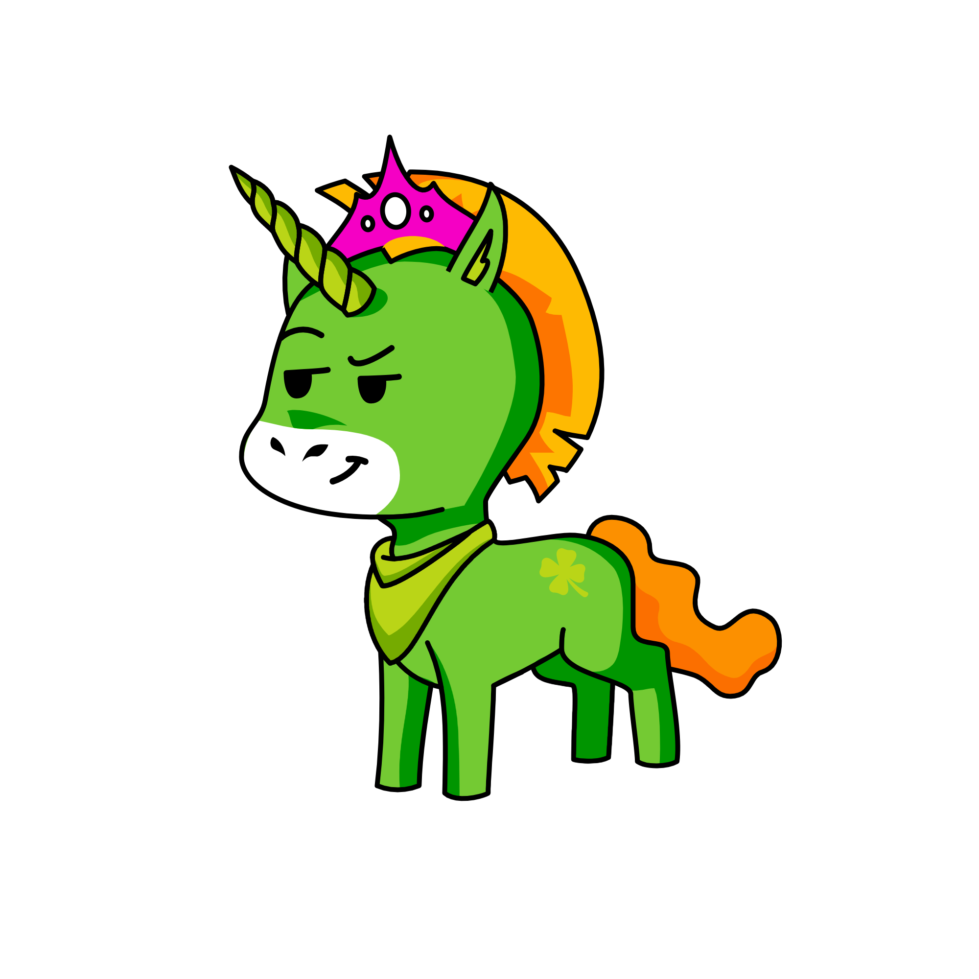 Irishicorn, the unicorn