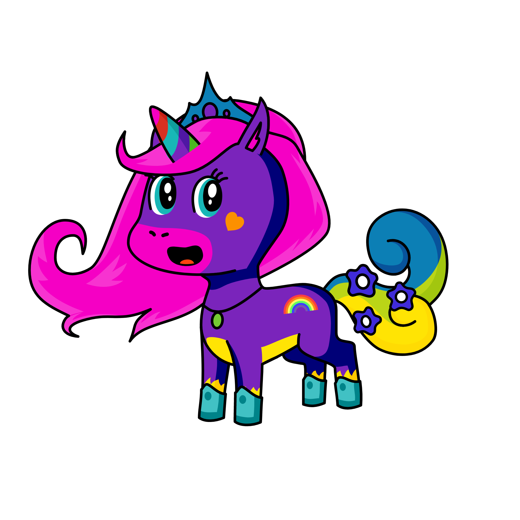 winter, the unicorn