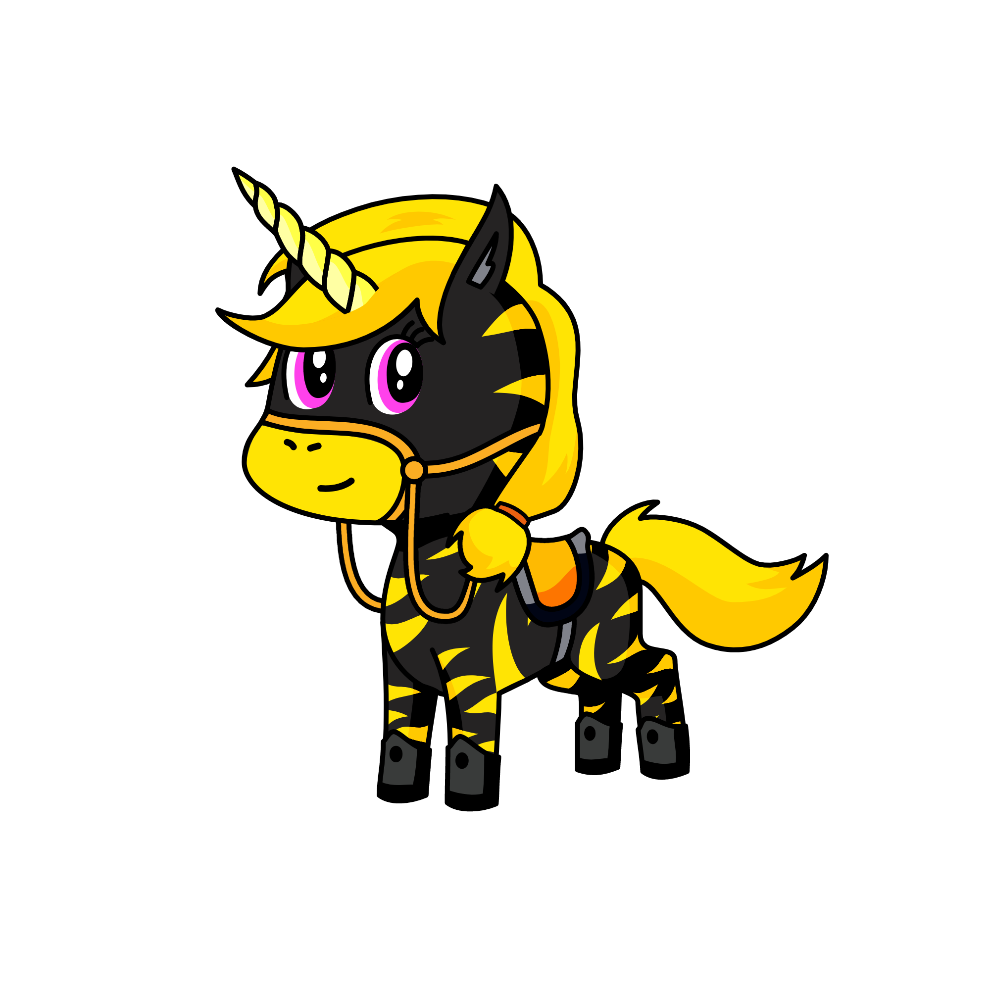 scarlet the champion racer , the unicorn