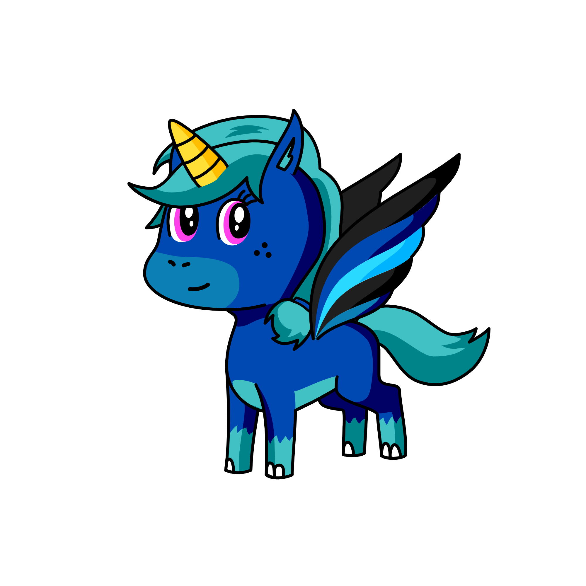 River , the unicorn