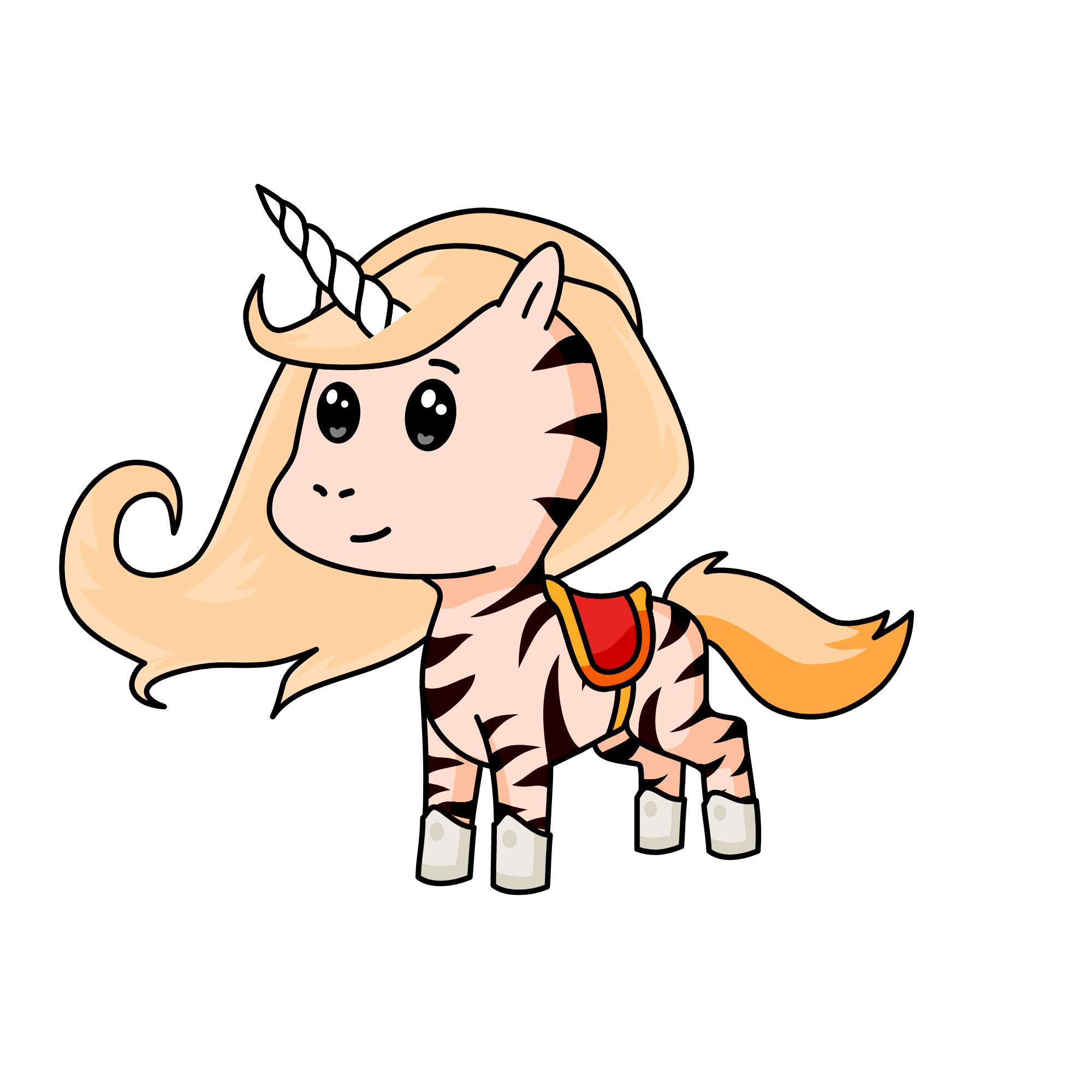 Flame, the unicorn