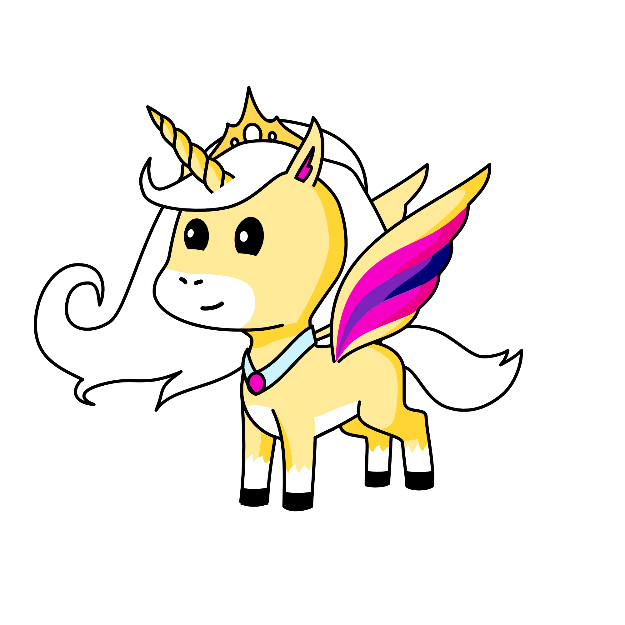 Angel queen , the unicorn