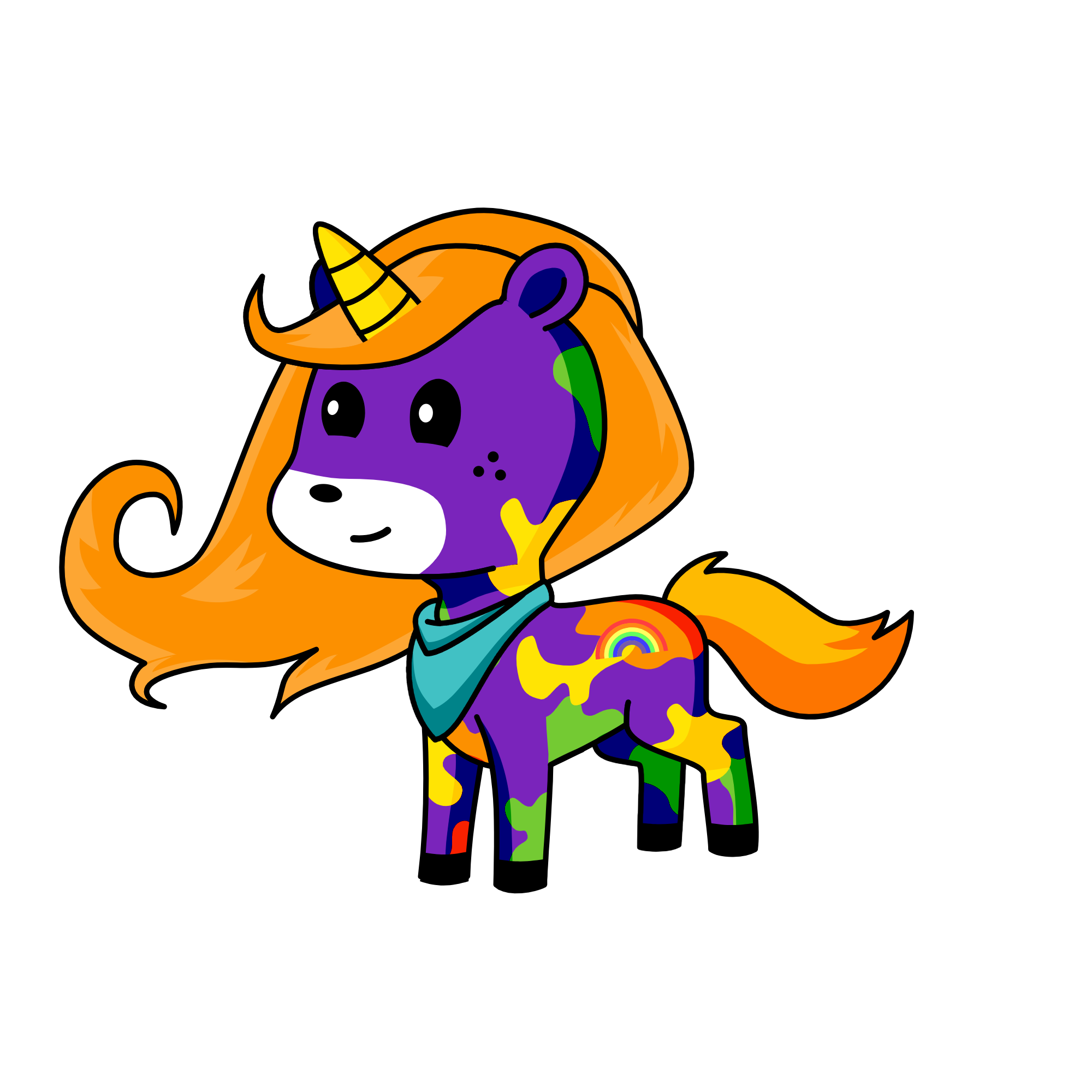 cloud cacher, the unicorn