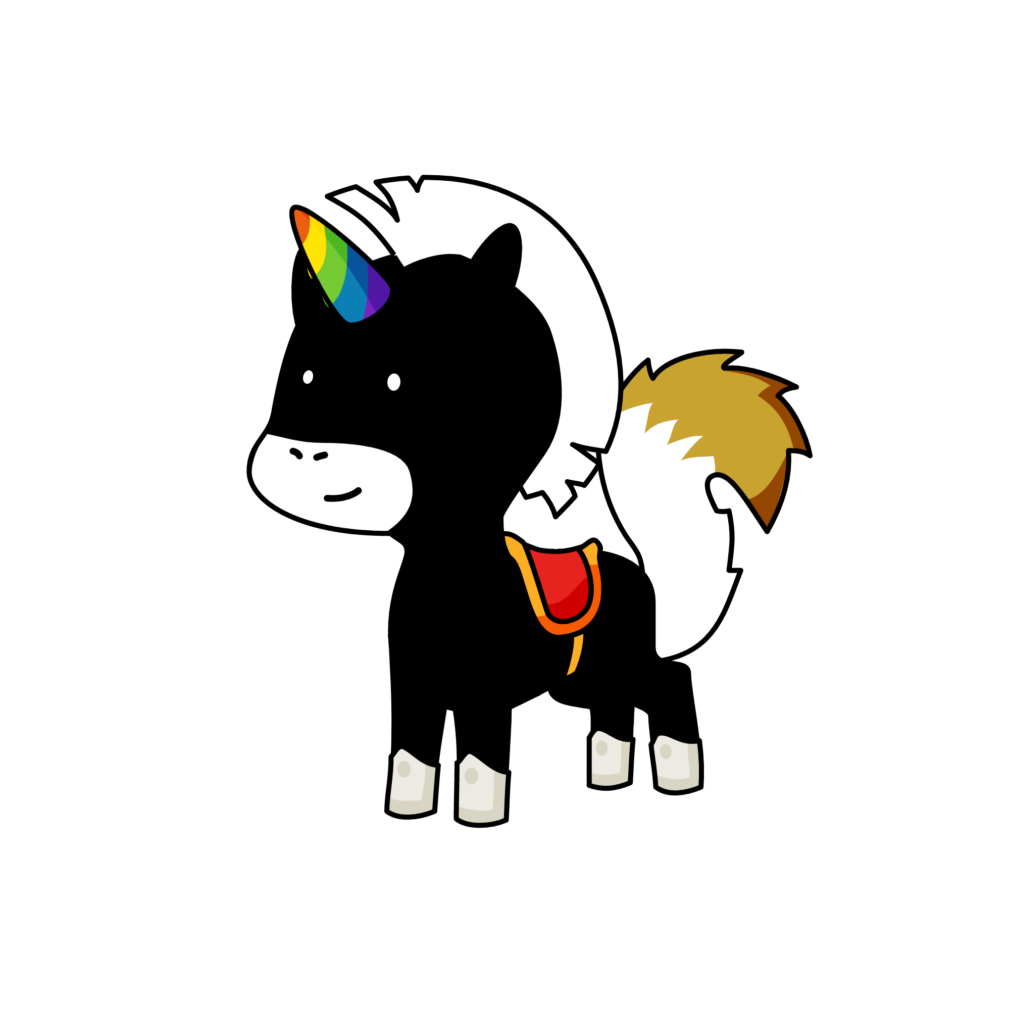 Dark Horse, the unicorn