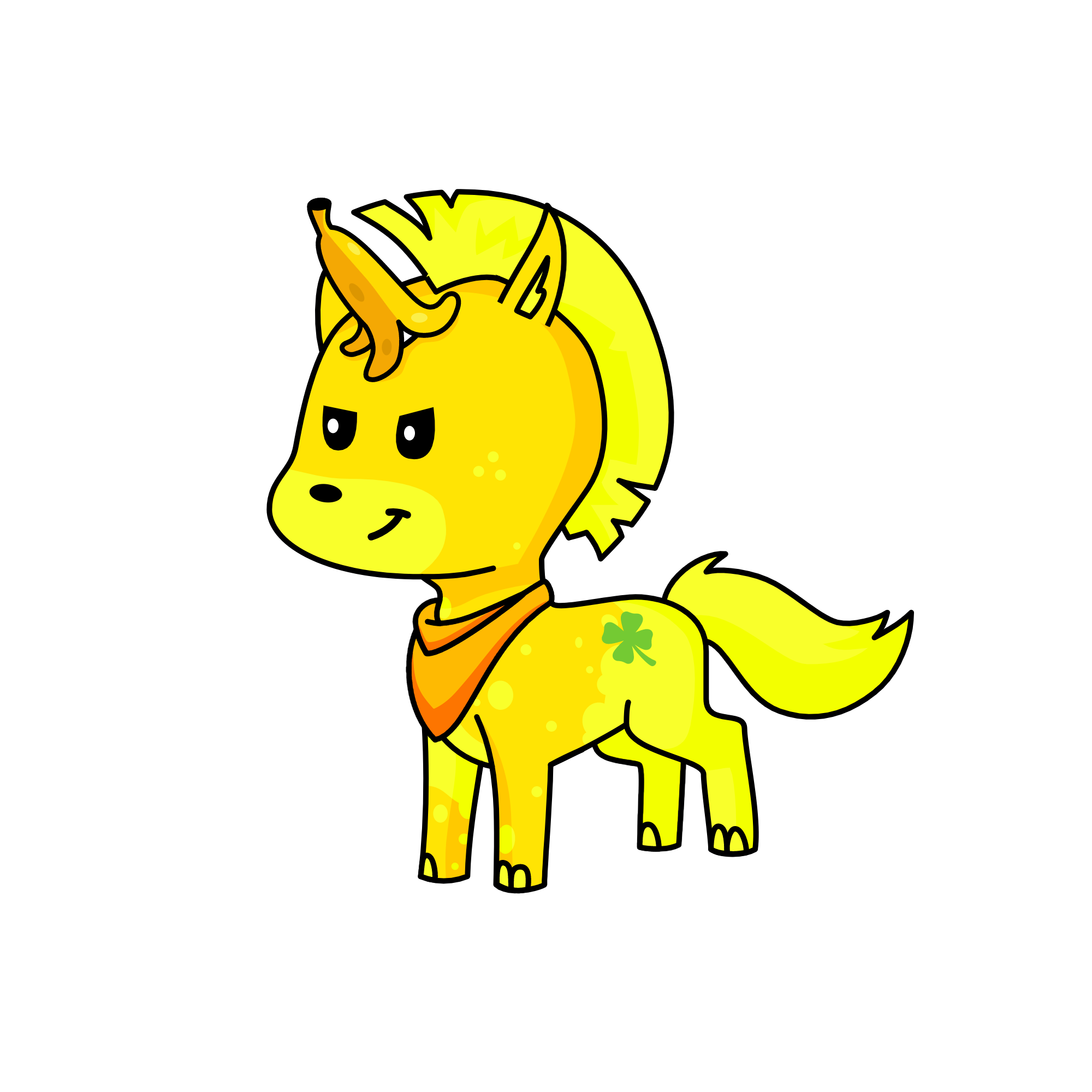 the bannana stealer, the unicorn