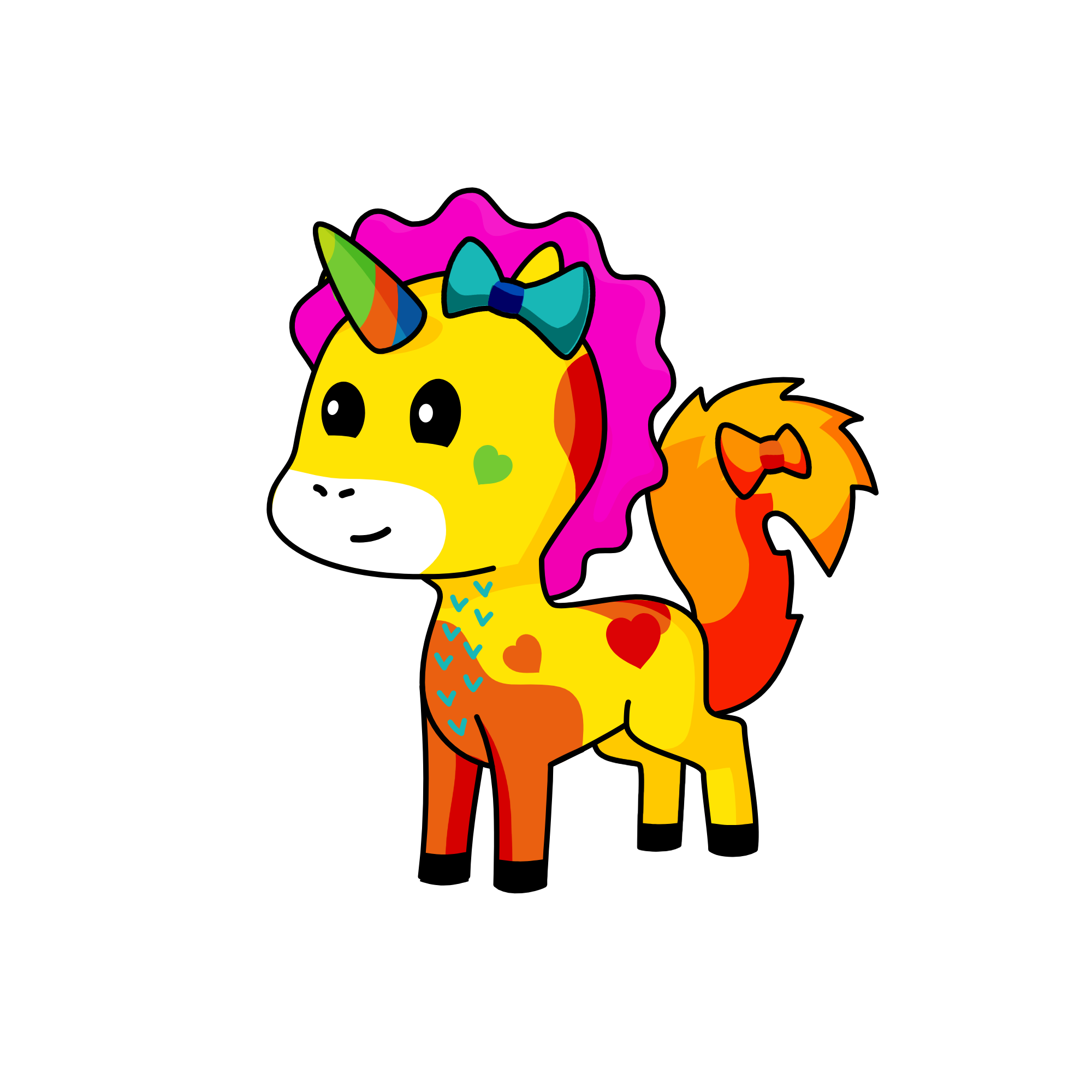pretty princes, the unicorn