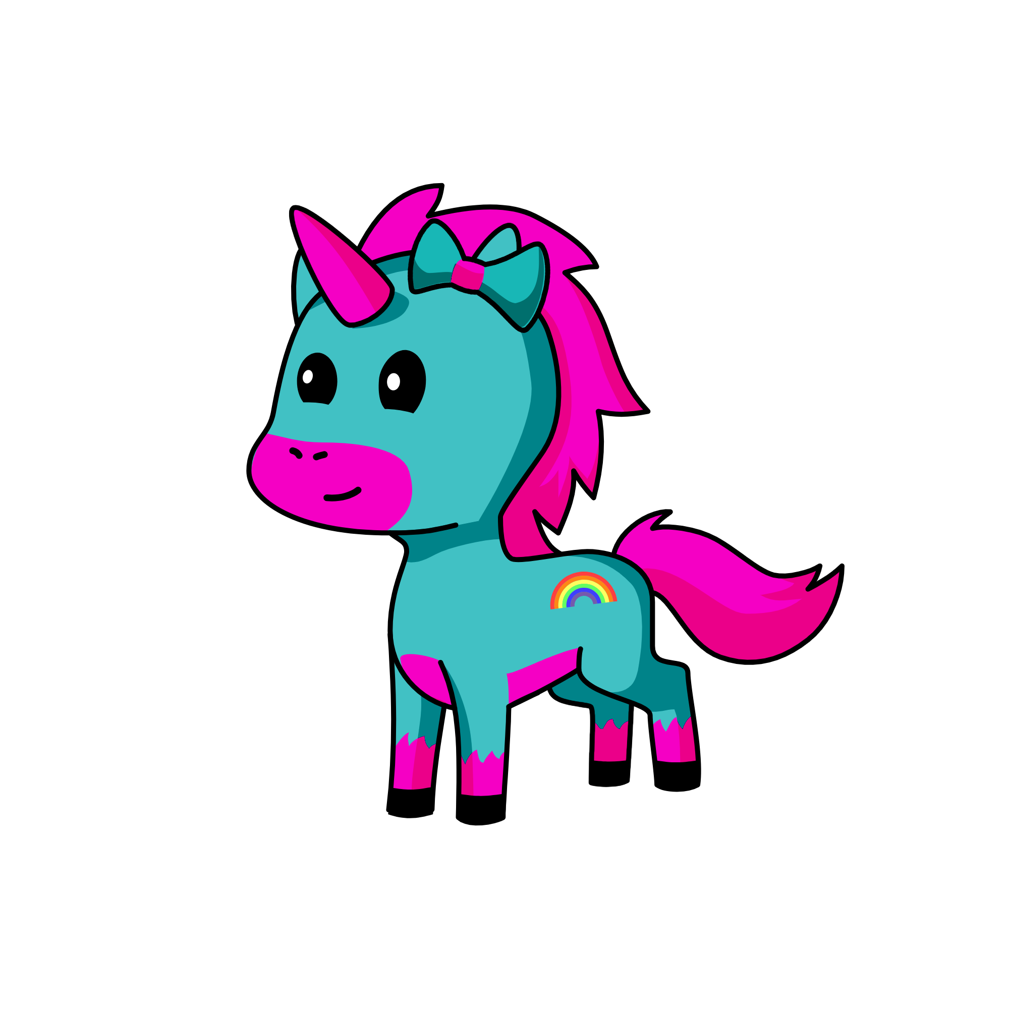 Cotton Candy Unicorn, the unicorn