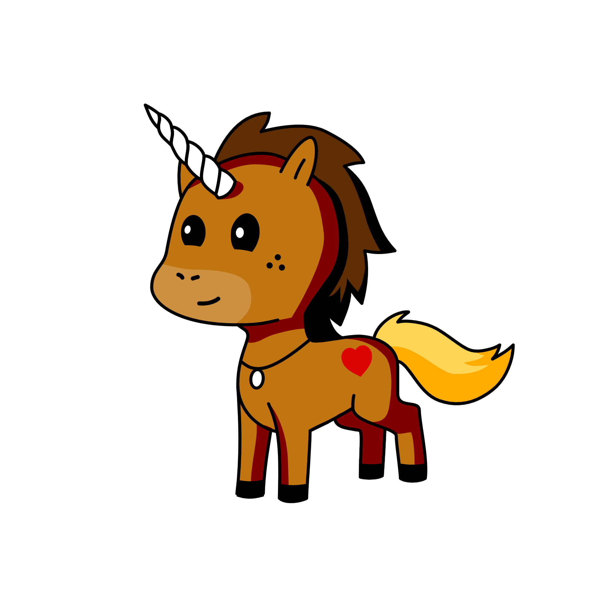 snow, the unicorn