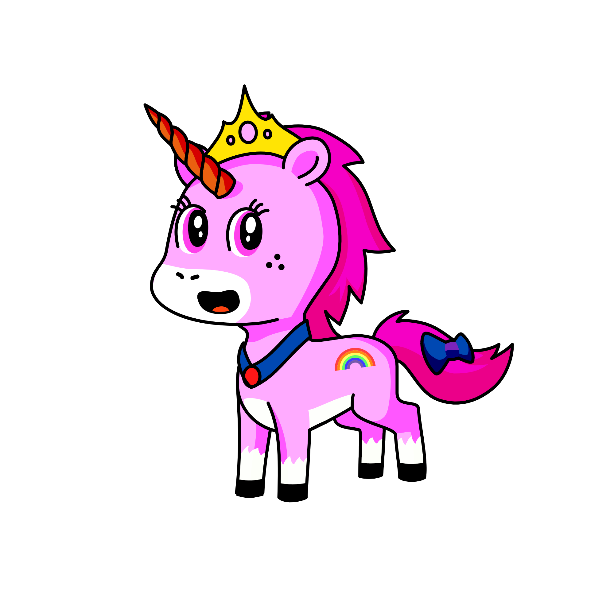 pony, the unicorn