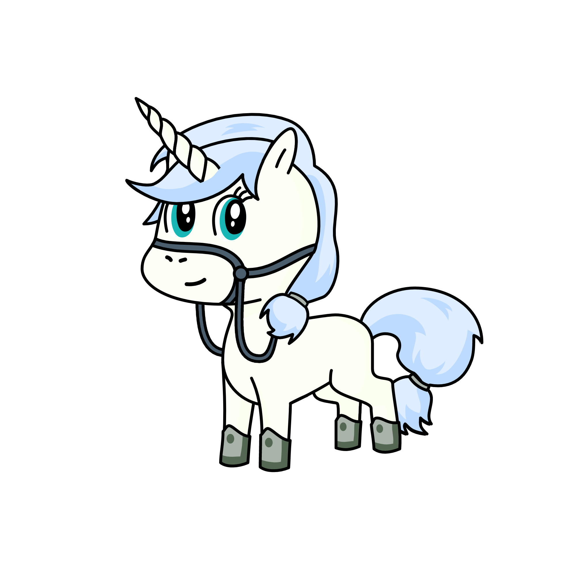 Winter, the unicorn
