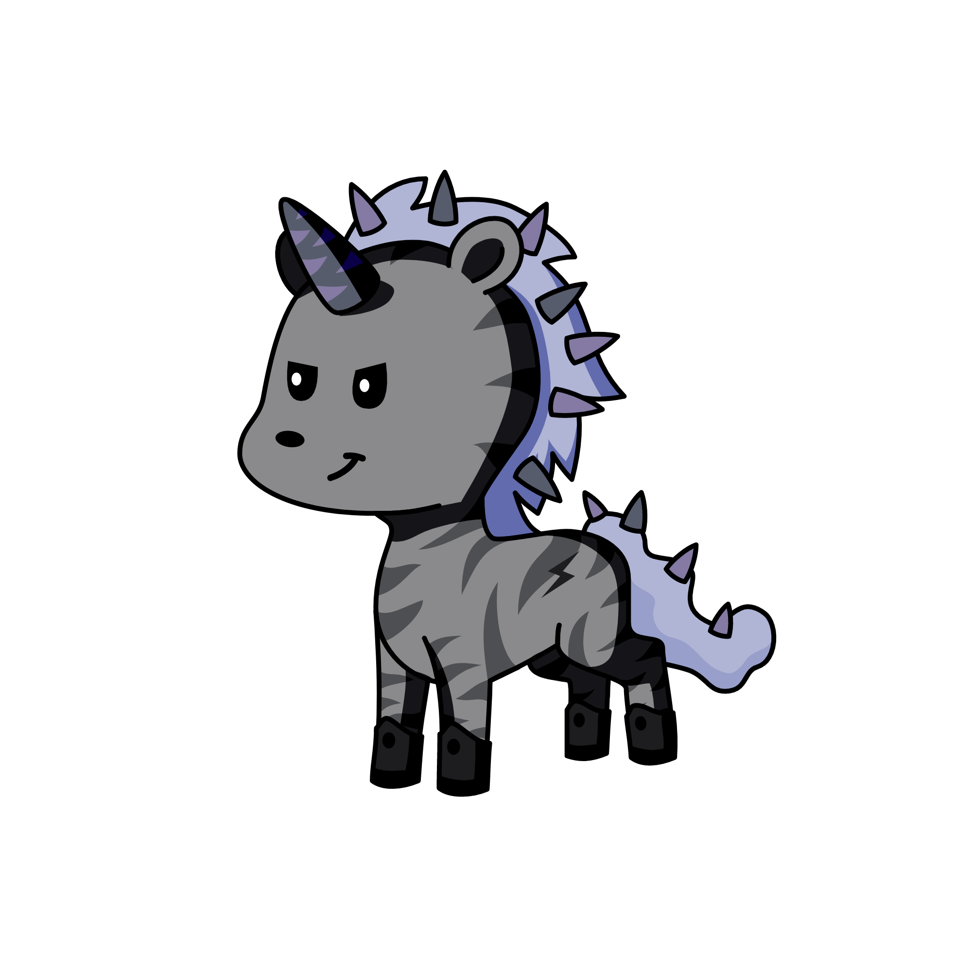 Spike, the unicorn