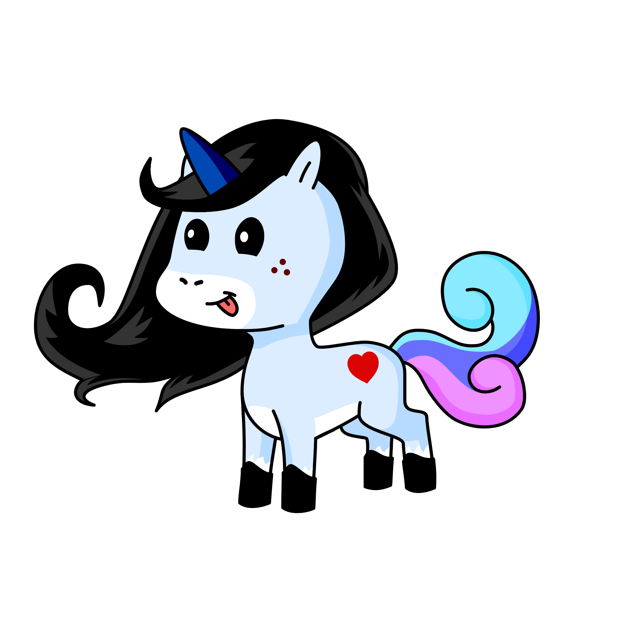 Moony, the unicorn