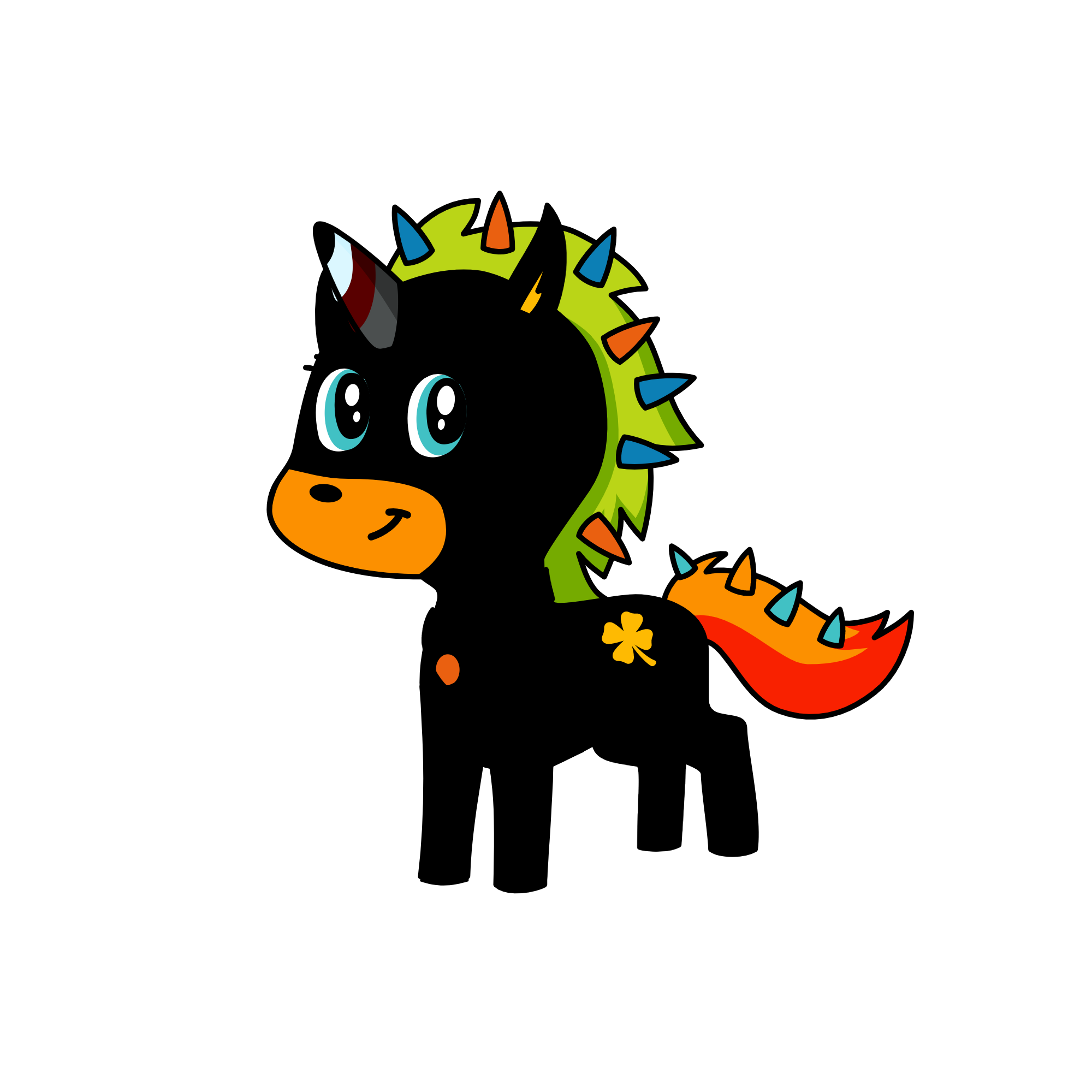 darky, the unicorn